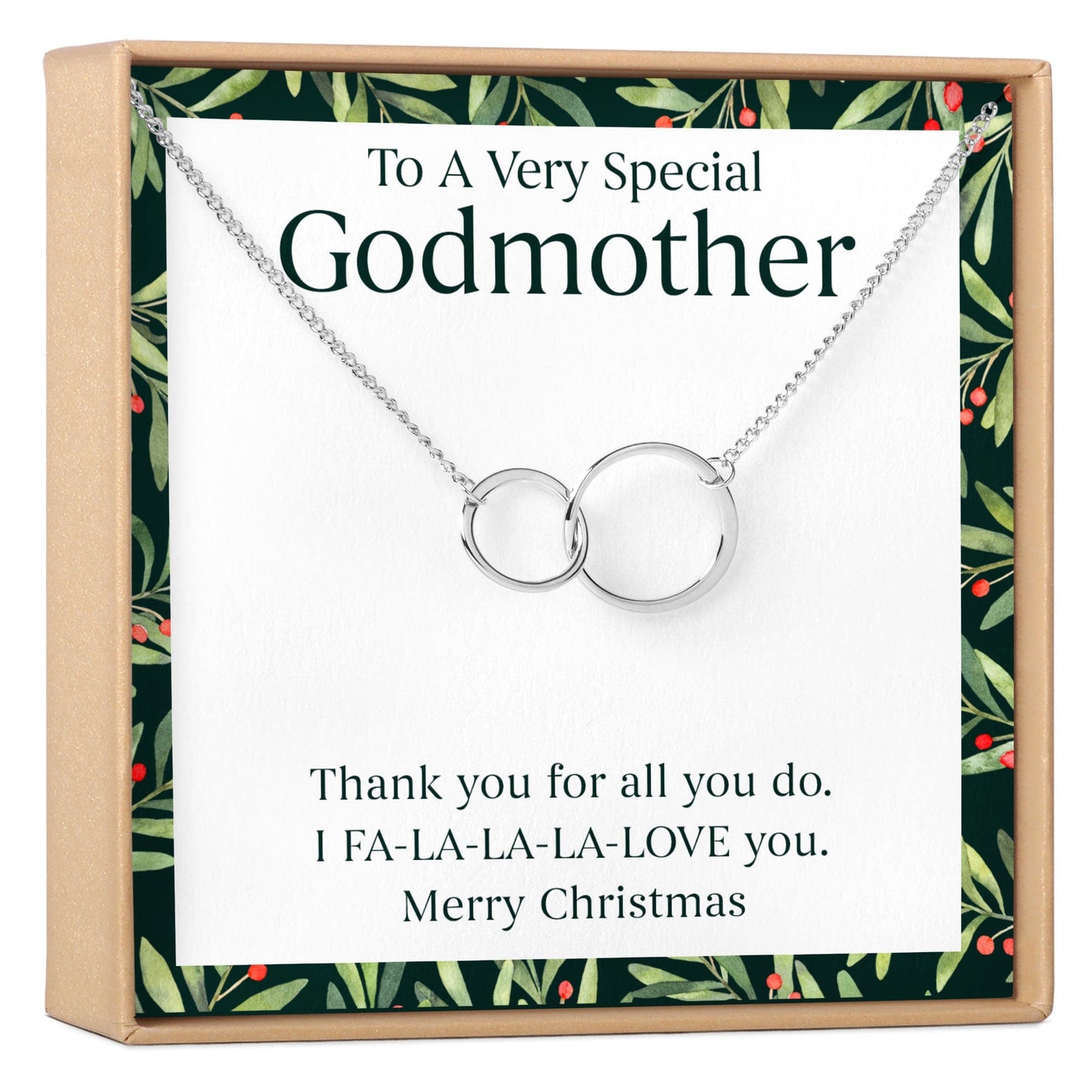 Christmas Gift for Godmother Necklace, Multiple Styles
