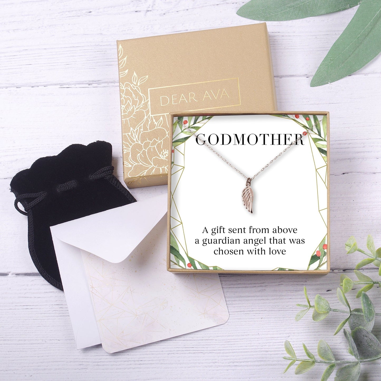 Christmas Gift for Godmother Necklace, Multiple Styles