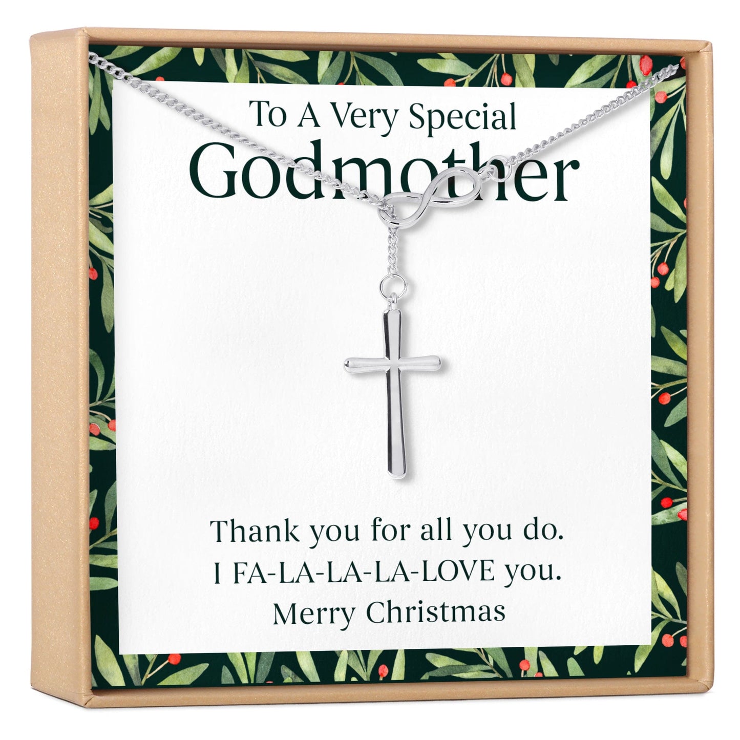 Christmas Gift for Godmother Necklace, Multiple Styles