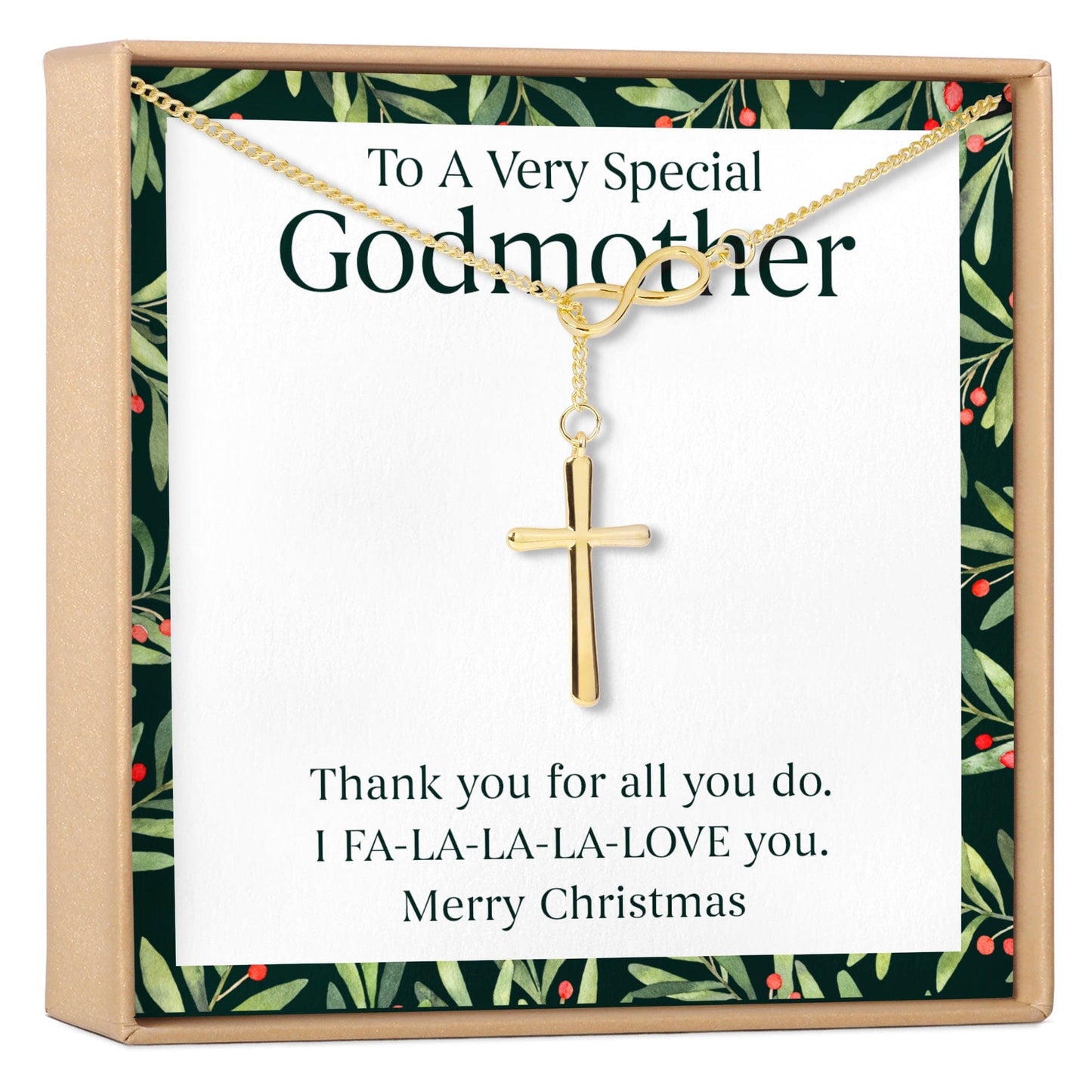 Christmas Gift for Godmother Necklace, Multiple Styles