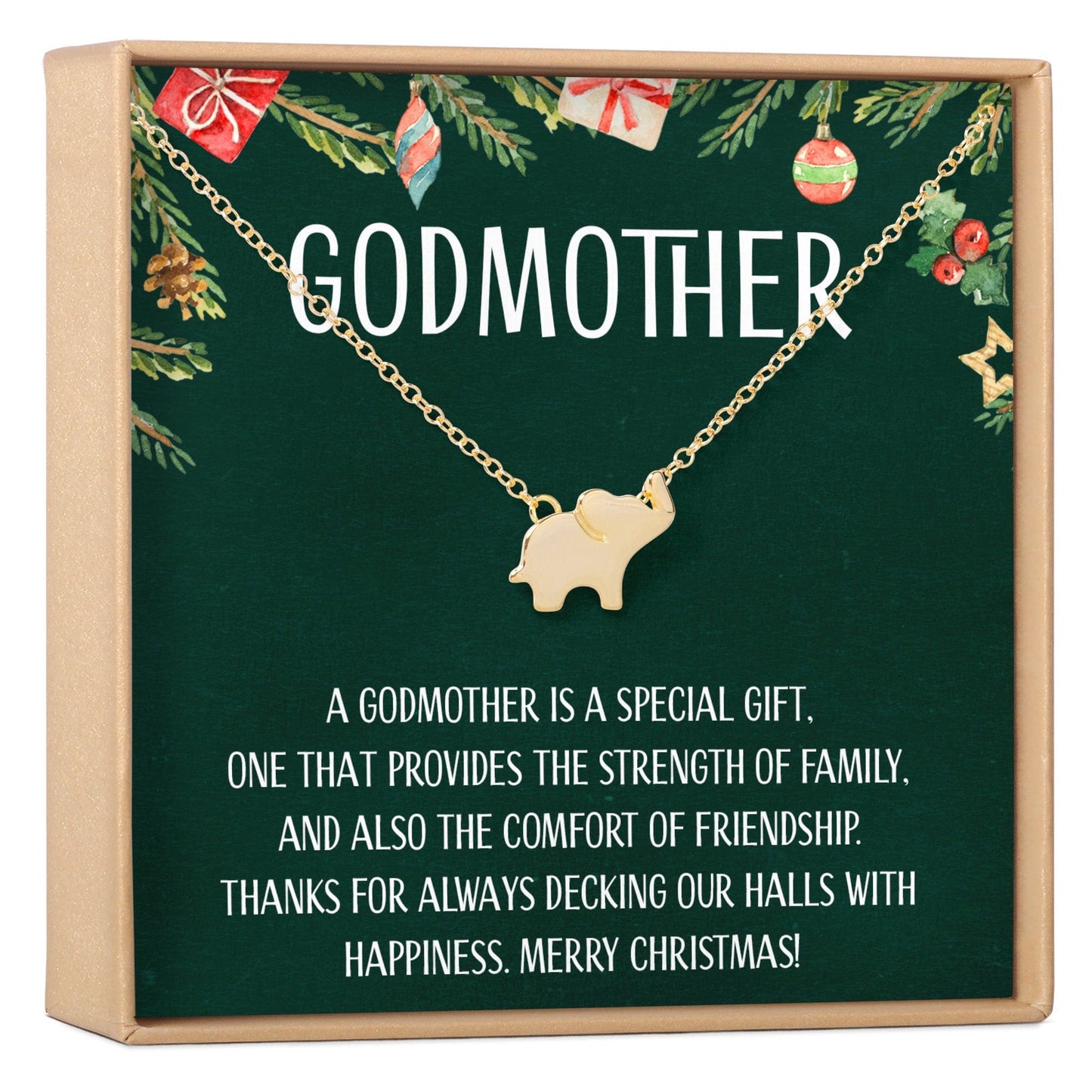 Christmas Gift for Godmother Necklace, Multiple Styles