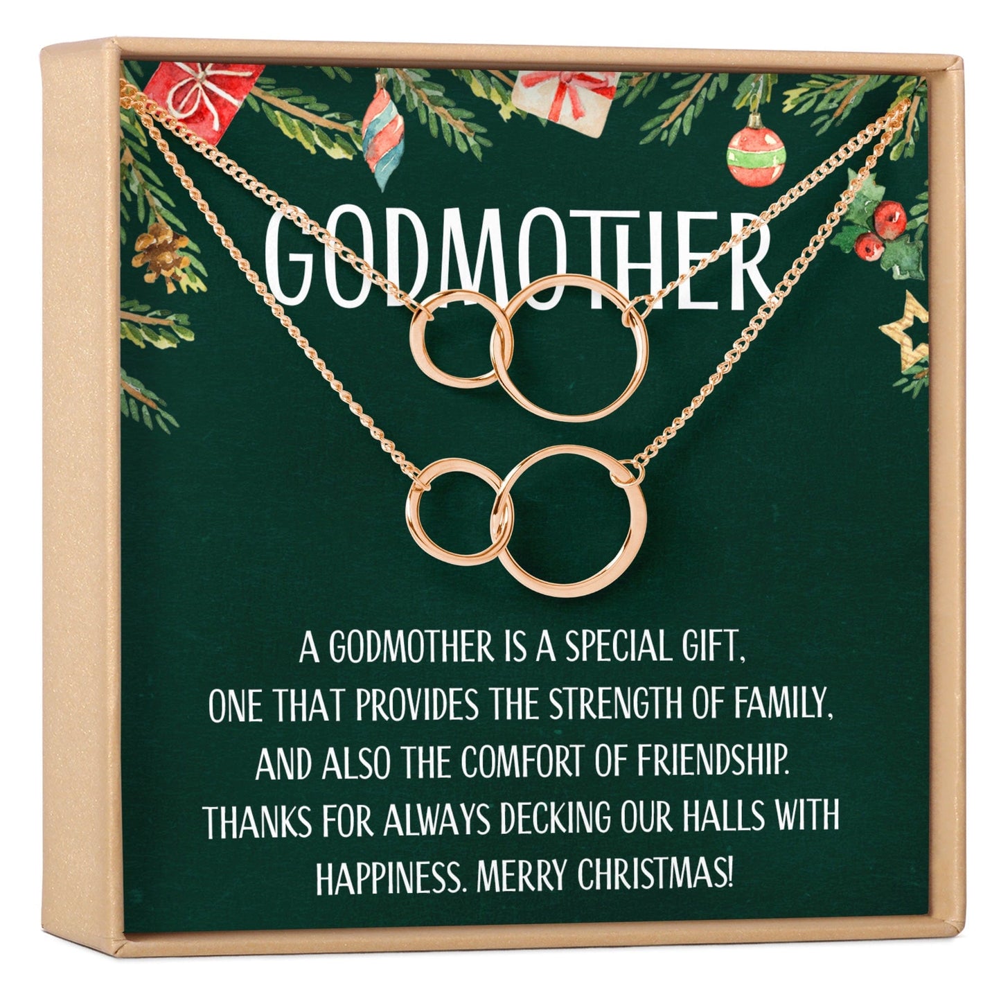 Christmas Gift for Godmother Necklace, Multiple Styles