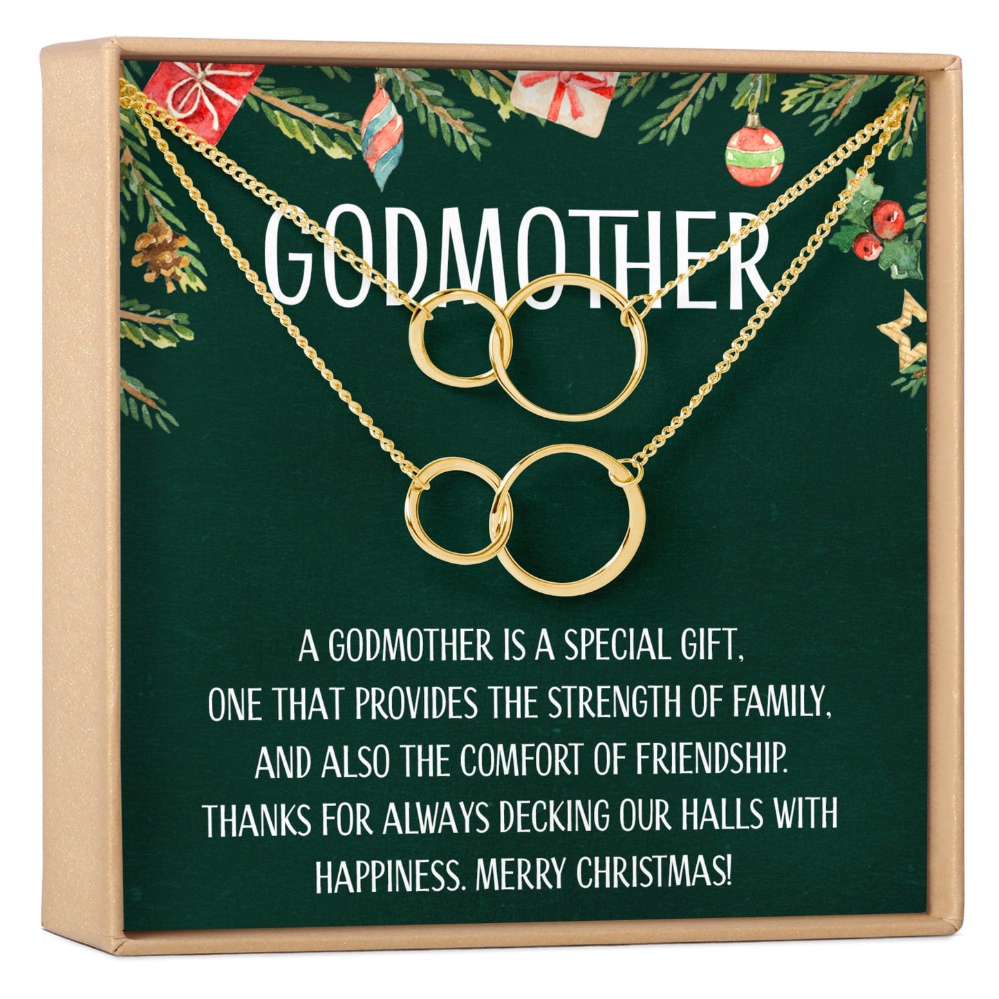Christmas Gift for Godmother Necklace, Multiple Styles