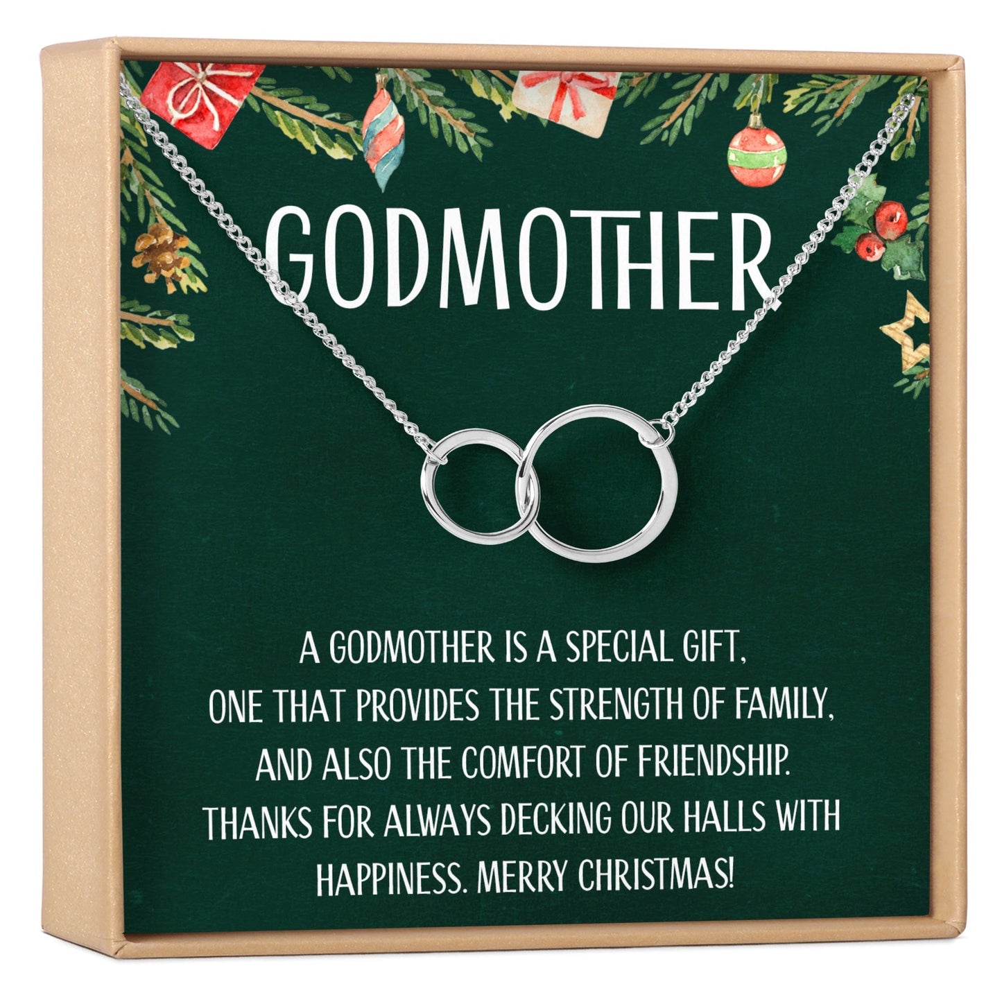 Christmas Gift for Godmother Necklace, Multiple Styles