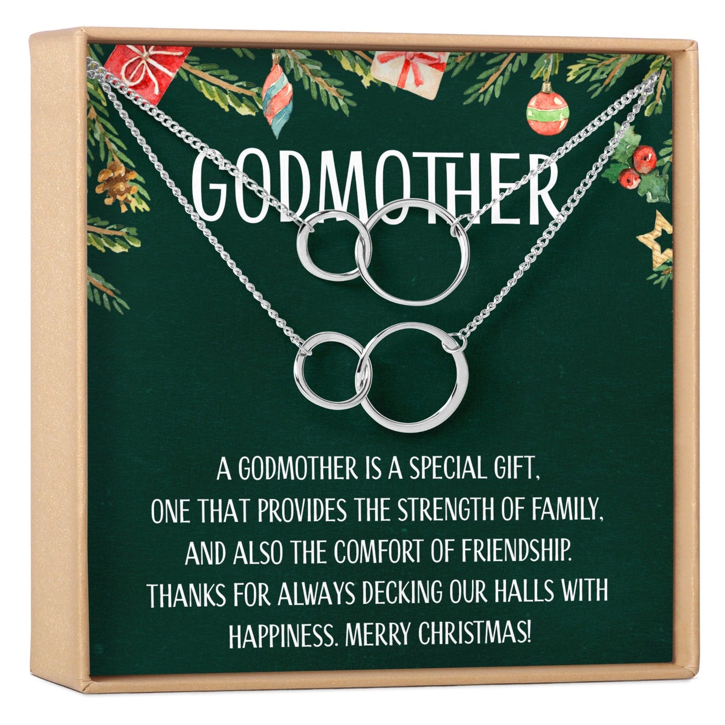 Christmas Gift for Godmother Necklace, Multiple Styles
