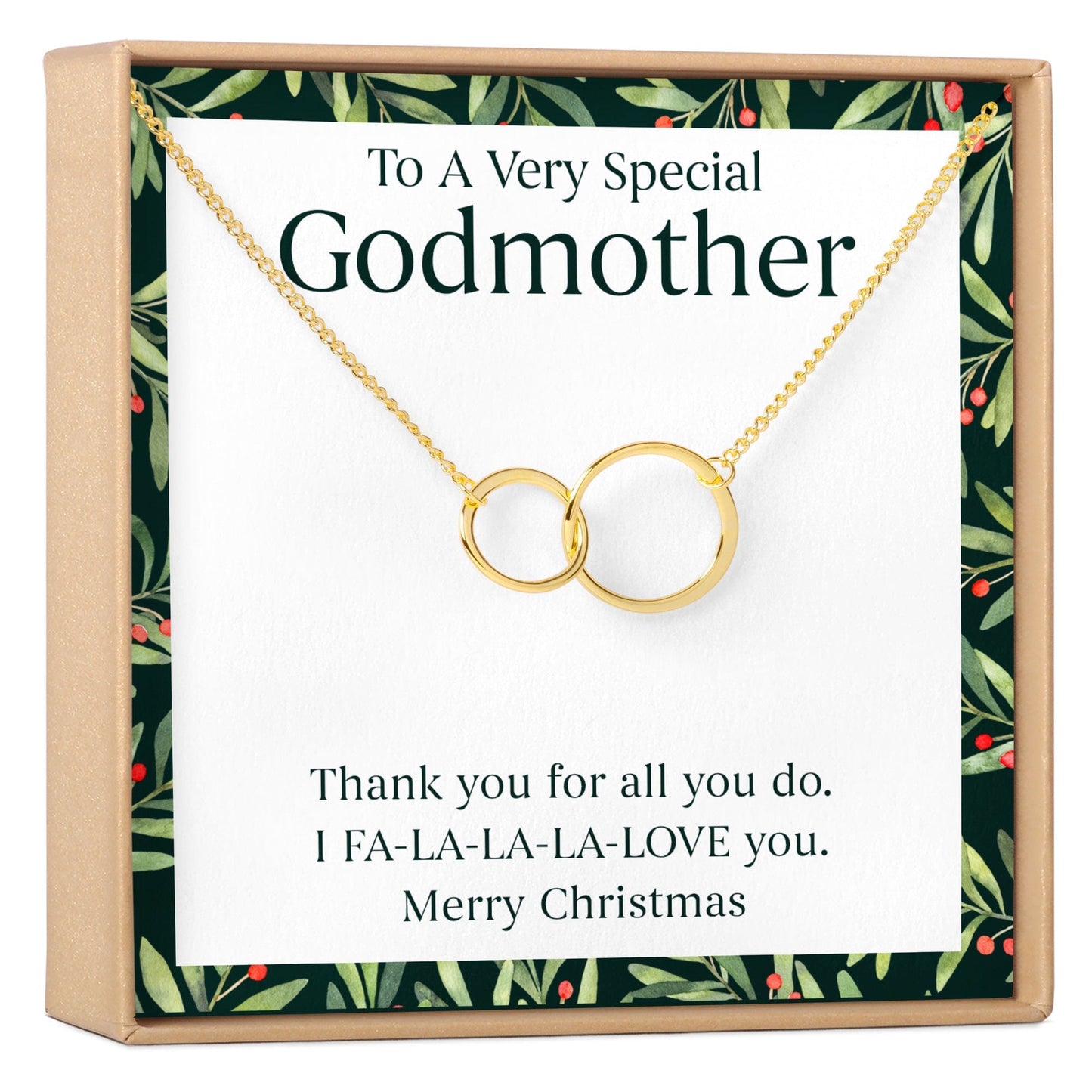 Christmas Gift for Godmother Necklace, Multiple Styles