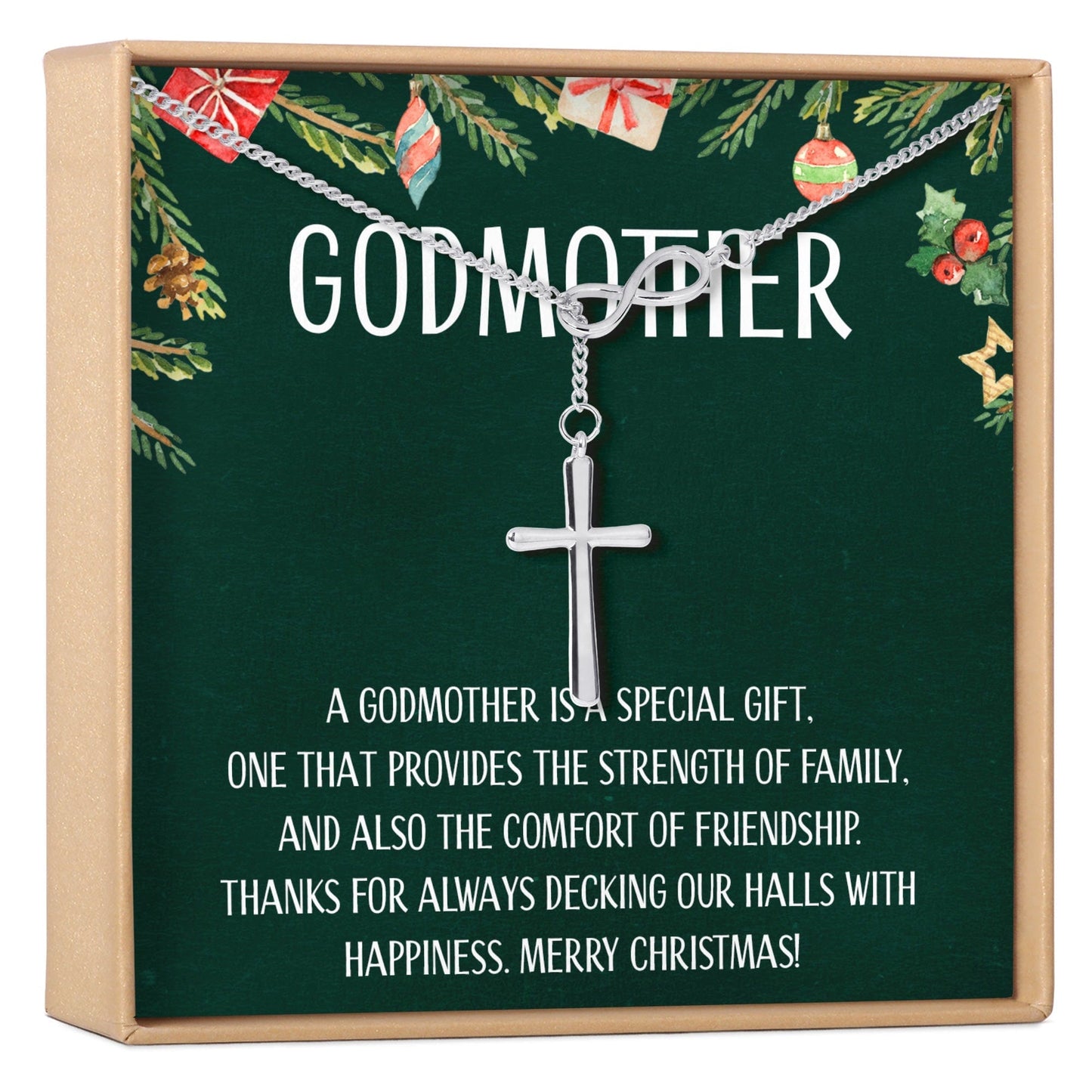 Christmas Gift for Godmother Necklace, Multiple Styles