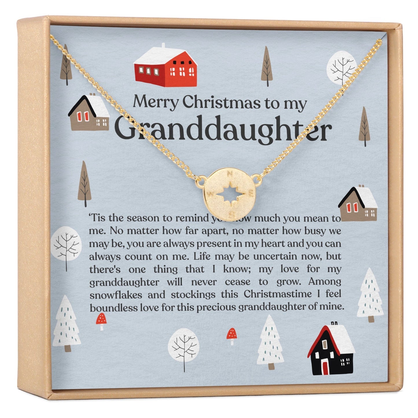 Christmas Gift for Granddaughter Necklace, Multiple Styles