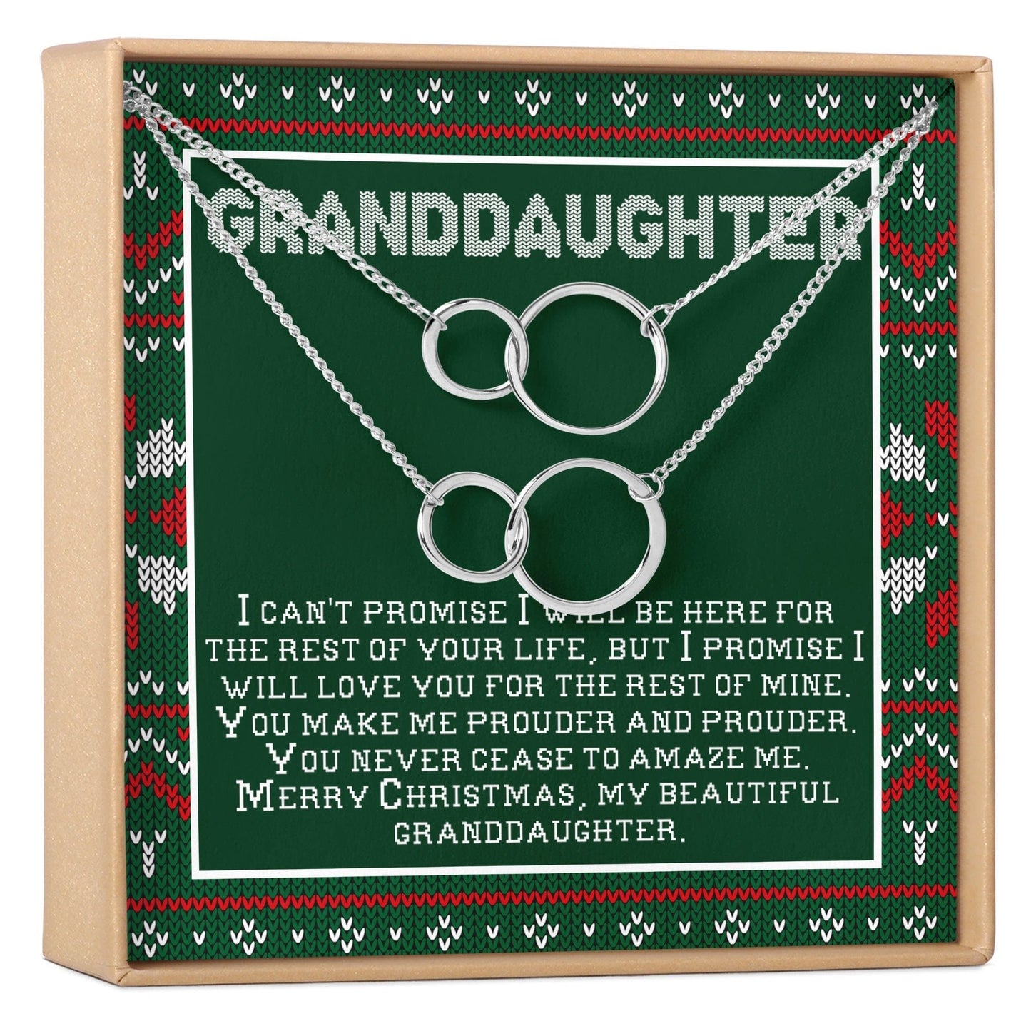 Christmas Gift for Granddaughter Necklace, Multiple Styles