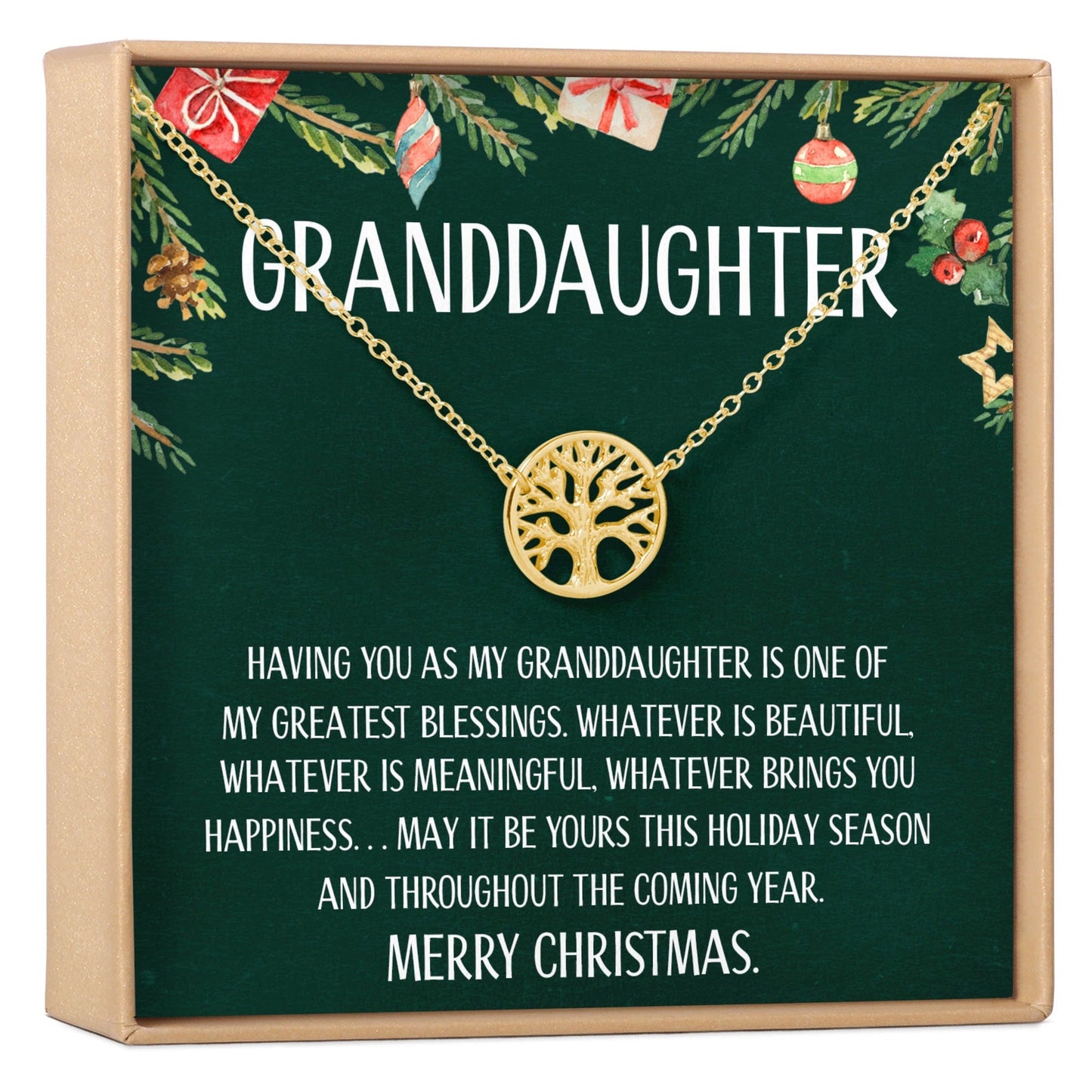 Christmas Gift for Granddaughter Necklace, Multiple Styles
