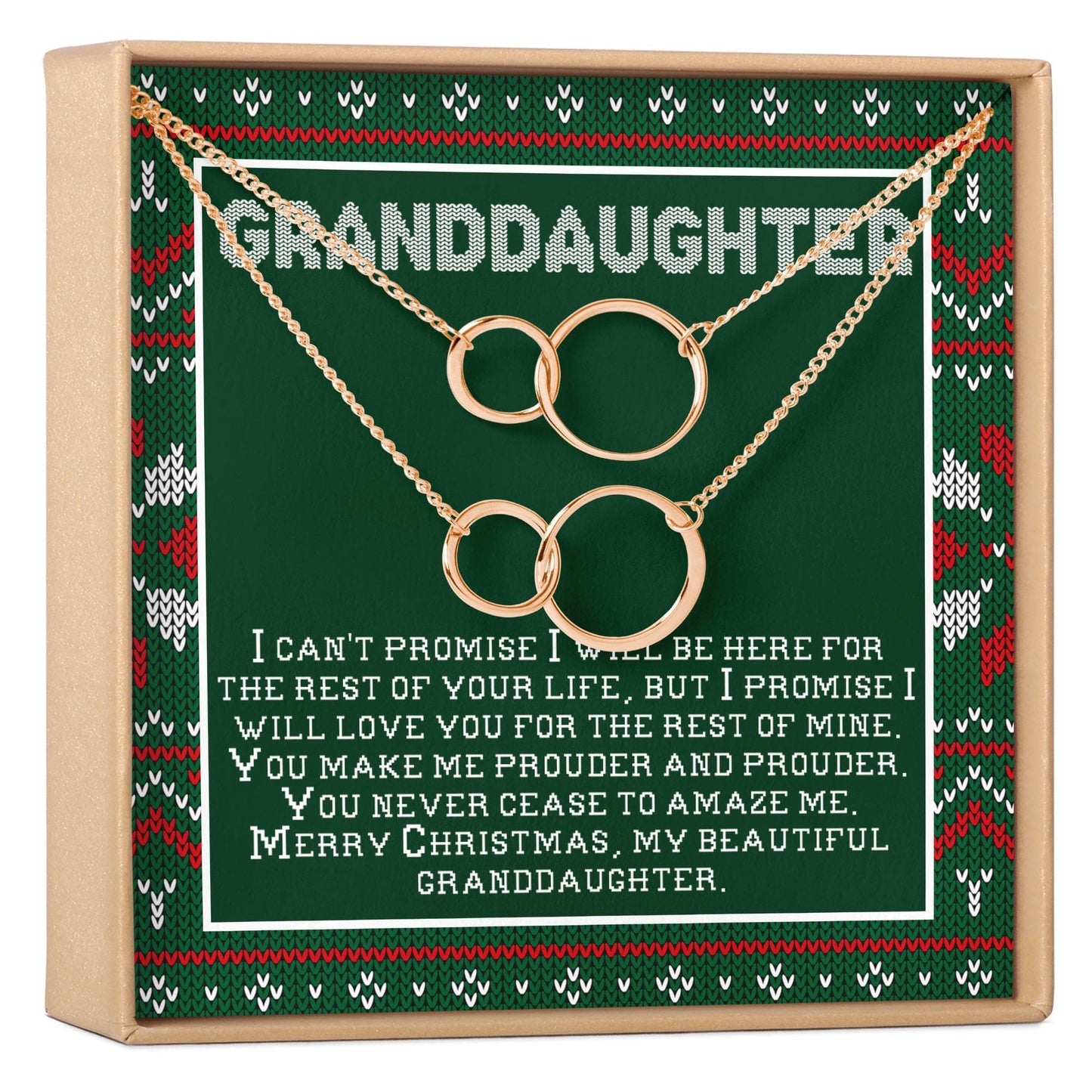 Christmas Gift for Granddaughter Necklace, Multiple Styles
