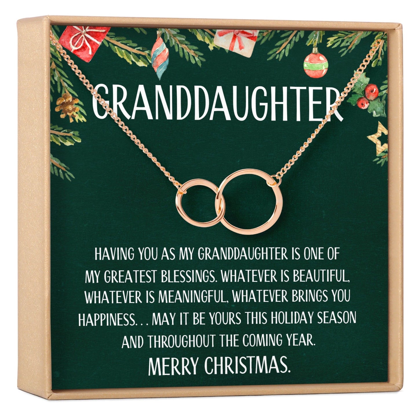 Christmas Gift for Granddaughter Necklace, Multiple Styles
