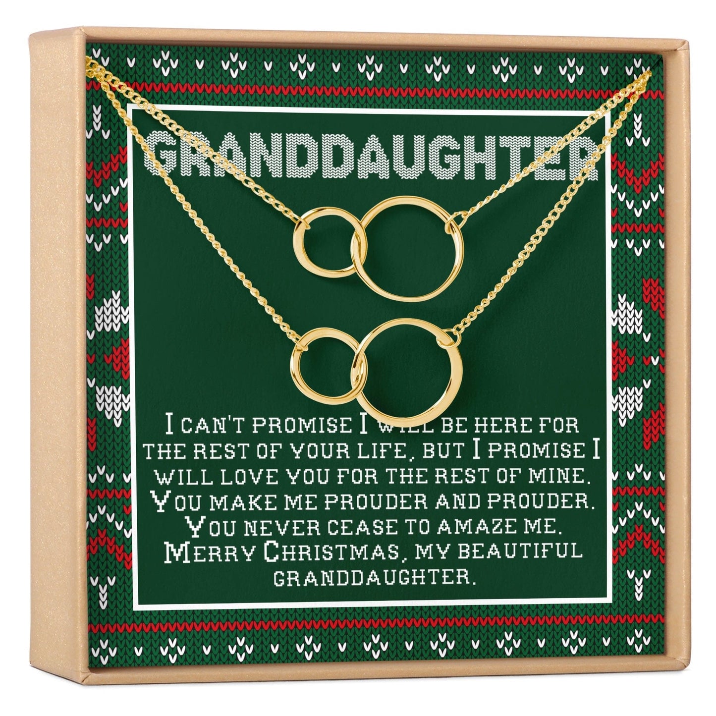 Christmas Gift for Granddaughter Necklace, Multiple Styles