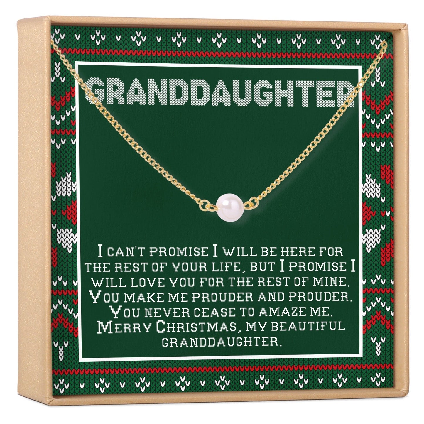 Christmas Gift for Granddaughter Necklace, Multiple Styles