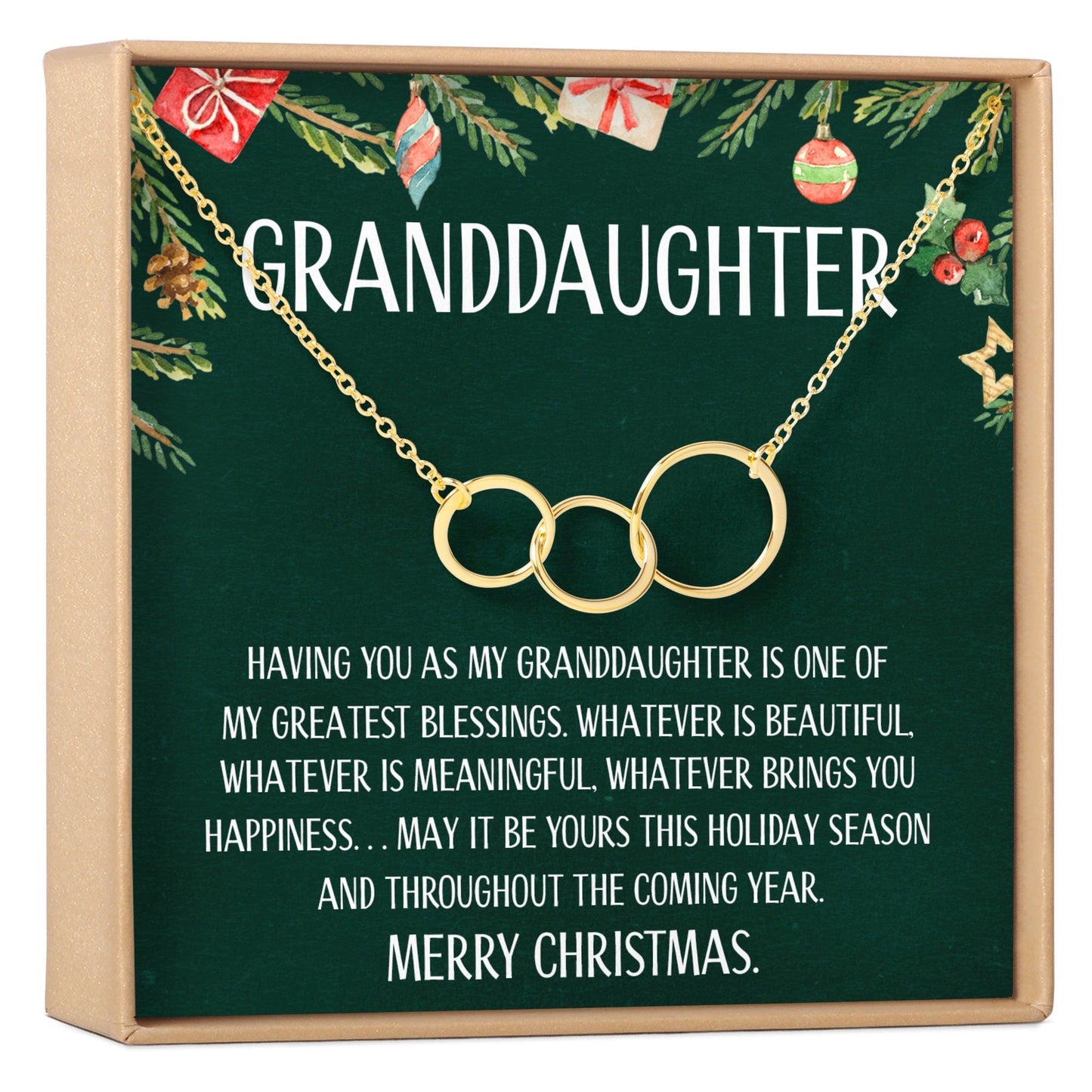 Christmas Gift for Granddaughter Necklace, Multiple Styles