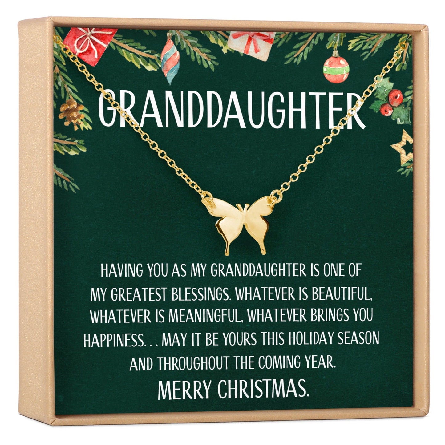 Christmas Gift for Granddaughter Necklace, Multiple Styles
