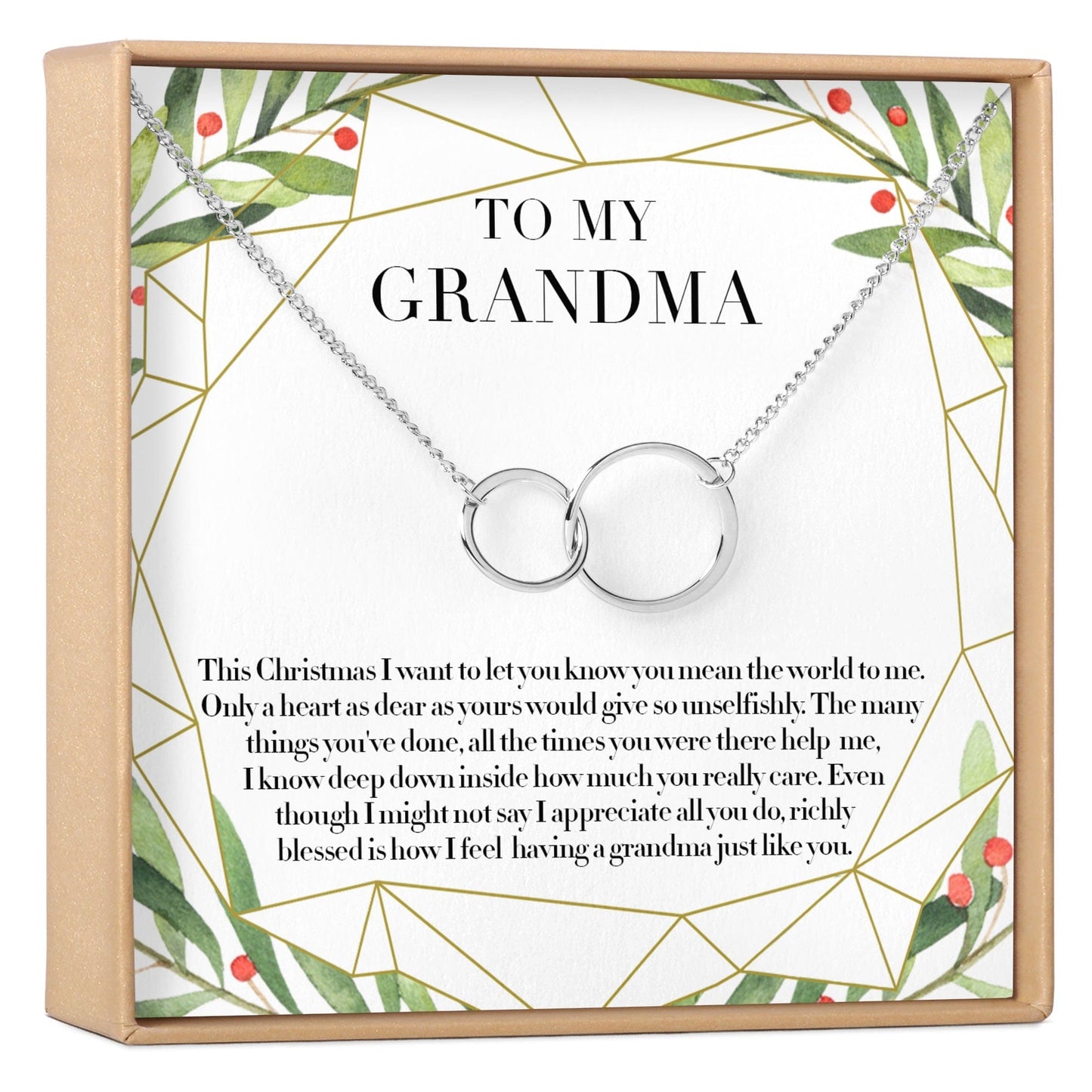 Christmas Gift for Grandmother Necklace, Multiple Styles