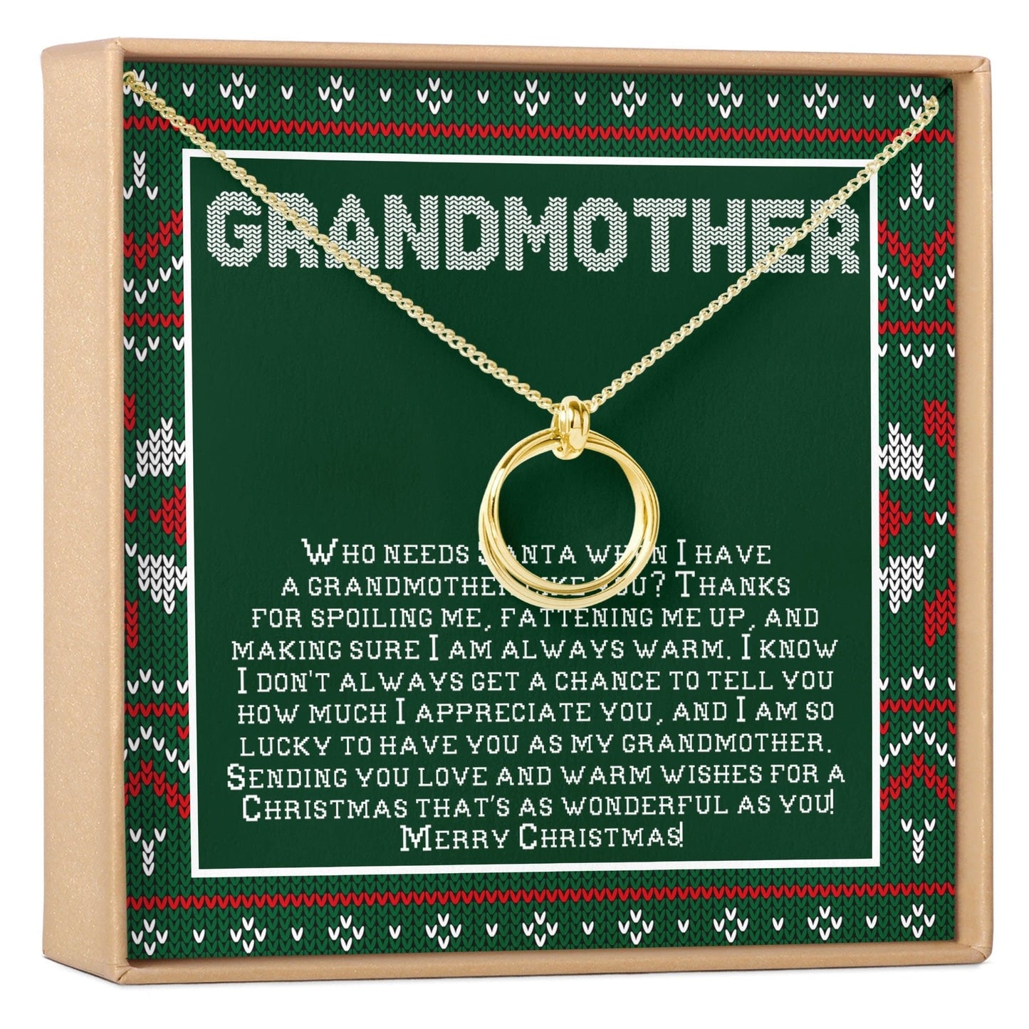 Christmas Gift for Grandmother Necklace, Multiple Styles