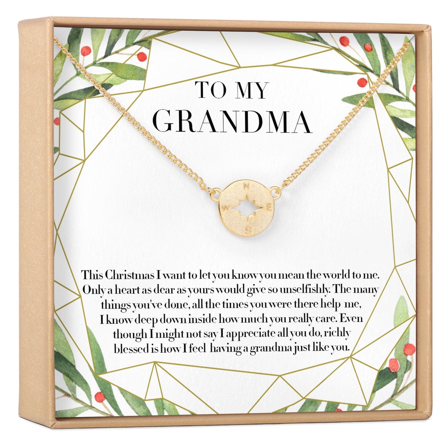 Christmas Gift for Grandmother Necklace, Multiple Styles