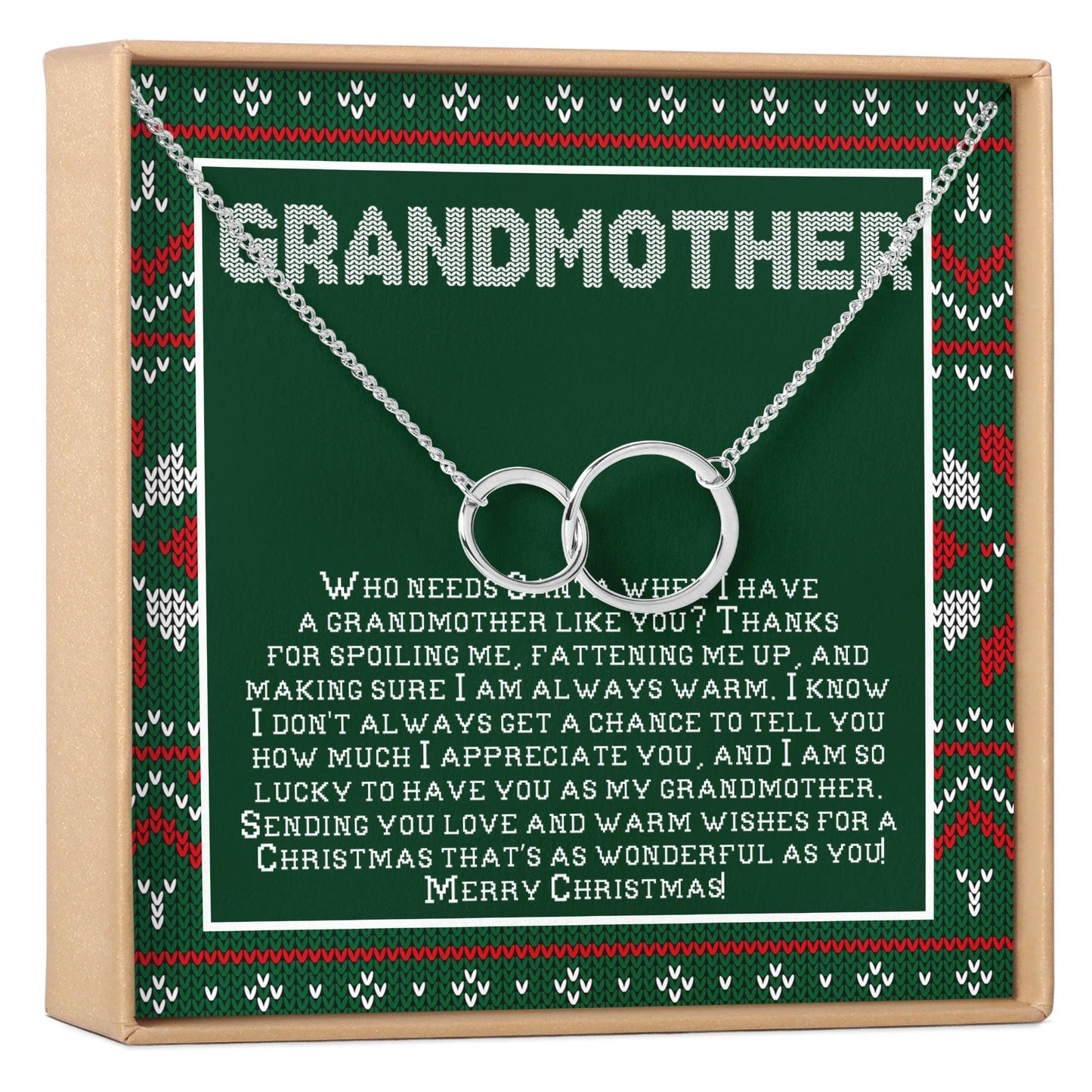 Christmas Gift for Grandmother Necklace, Multiple Styles