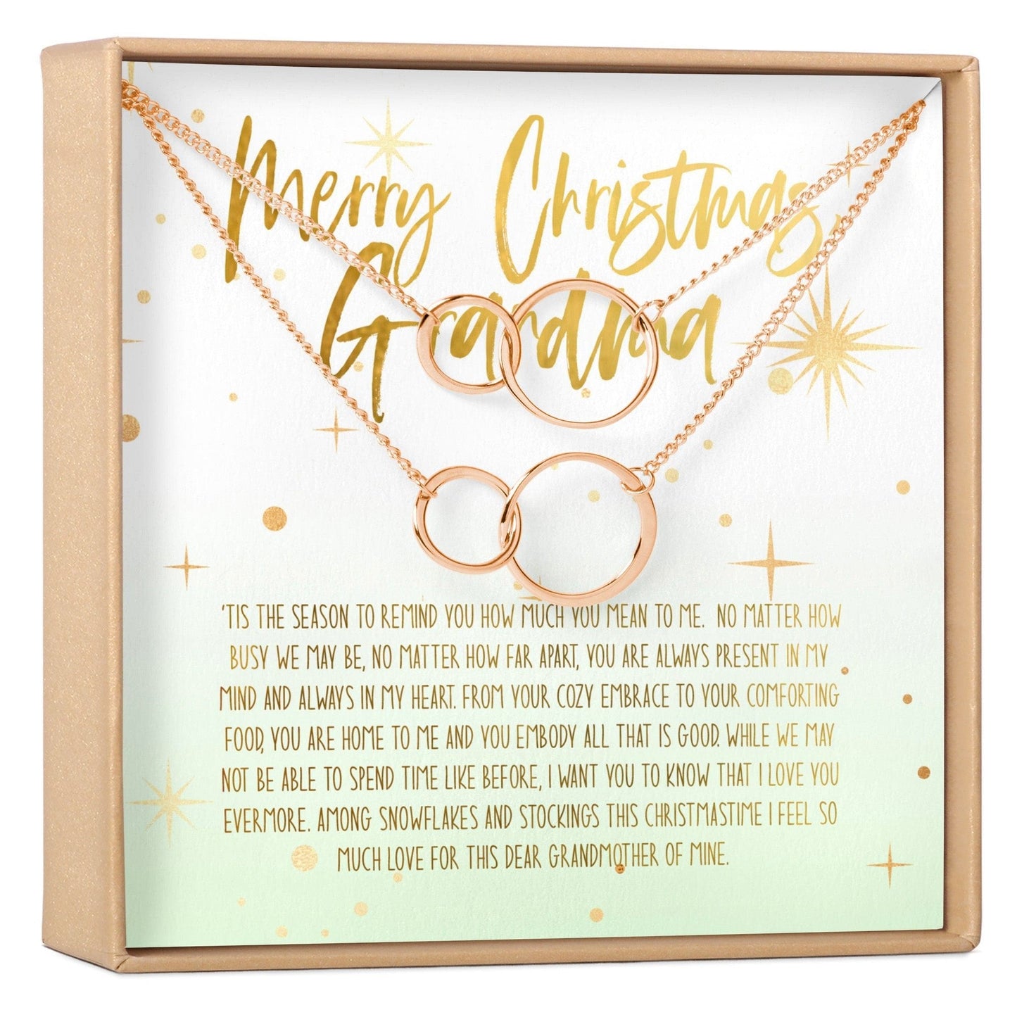 Christmas Gift for Grandmother Necklace, Multiple Styles
