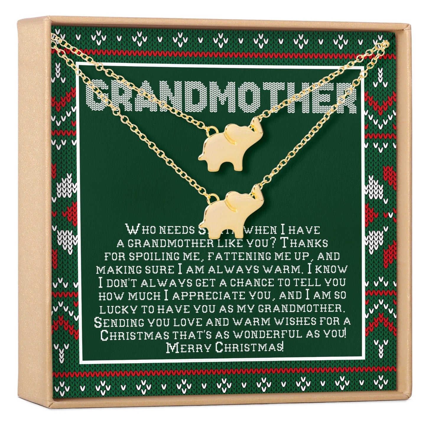 Christmas Gift for Grandmother Necklace, Multiple Styles