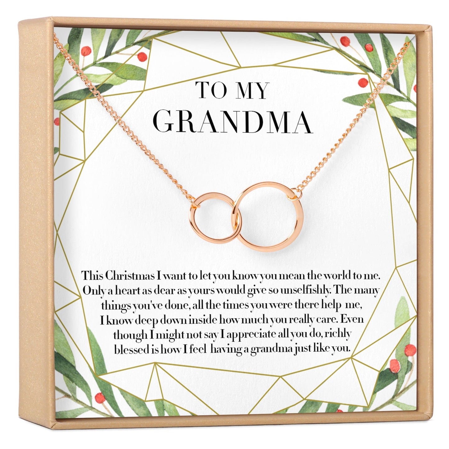 Christmas Gift for Grandmother Necklace, Multiple Styles