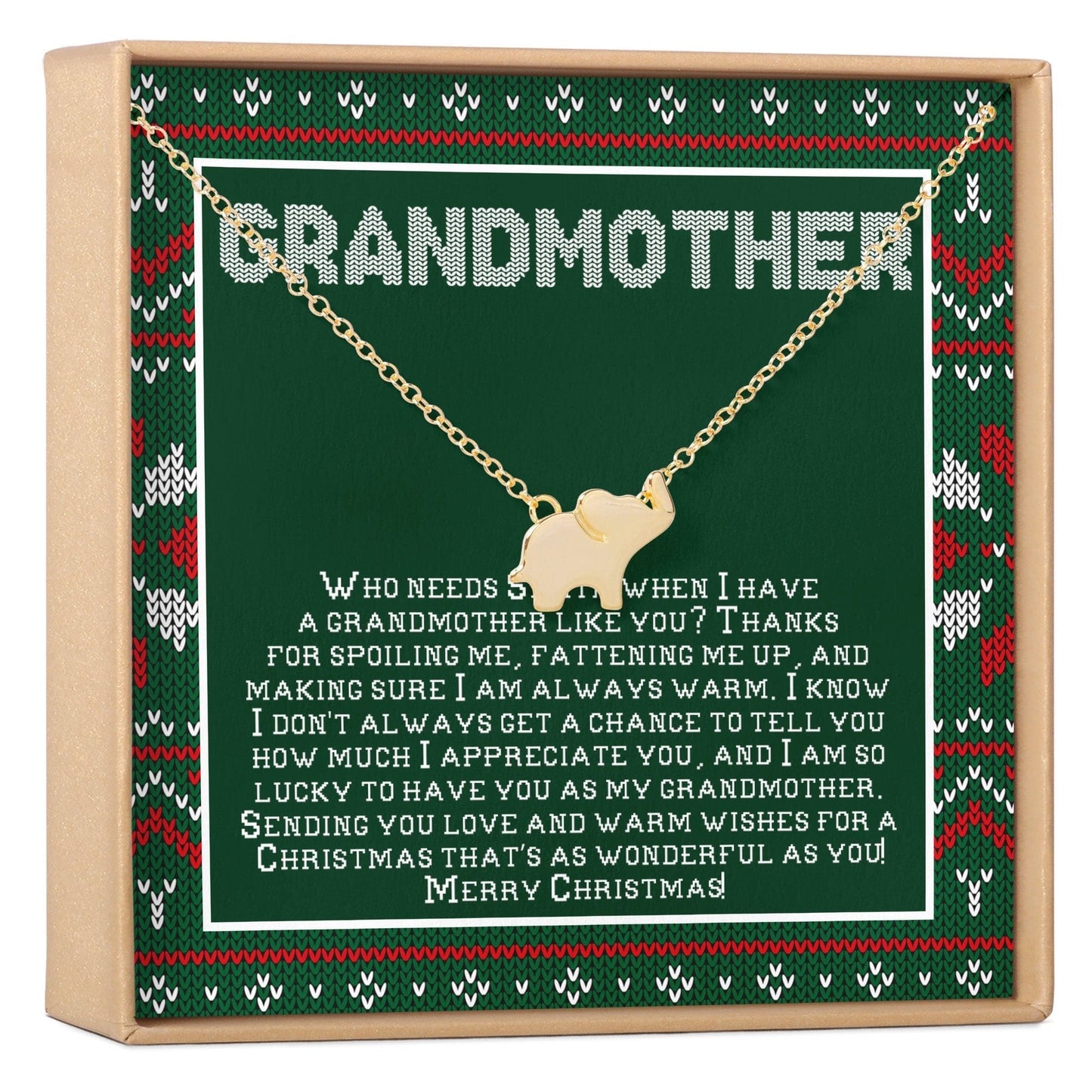 Christmas Gift for Grandmother Necklace, Multiple Styles