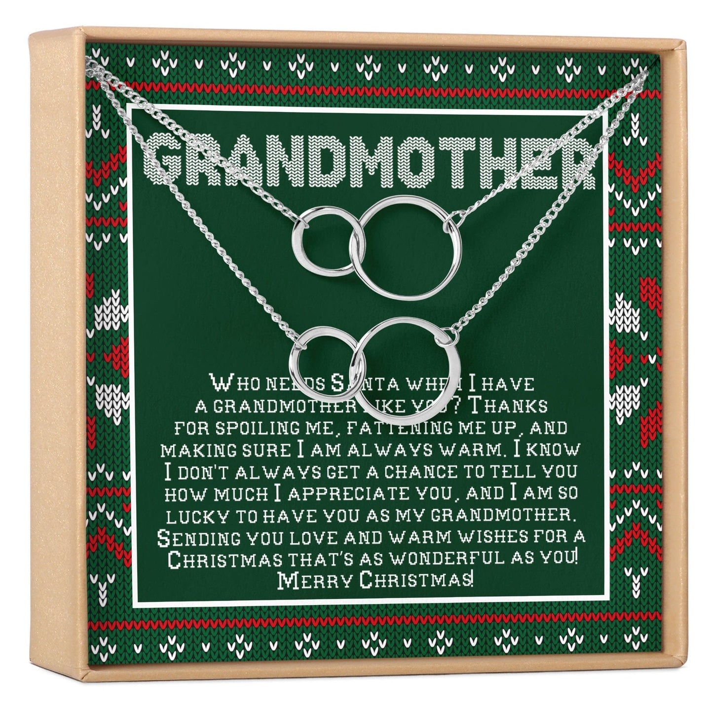 Christmas Gift for Grandmother Necklace, Multiple Styles