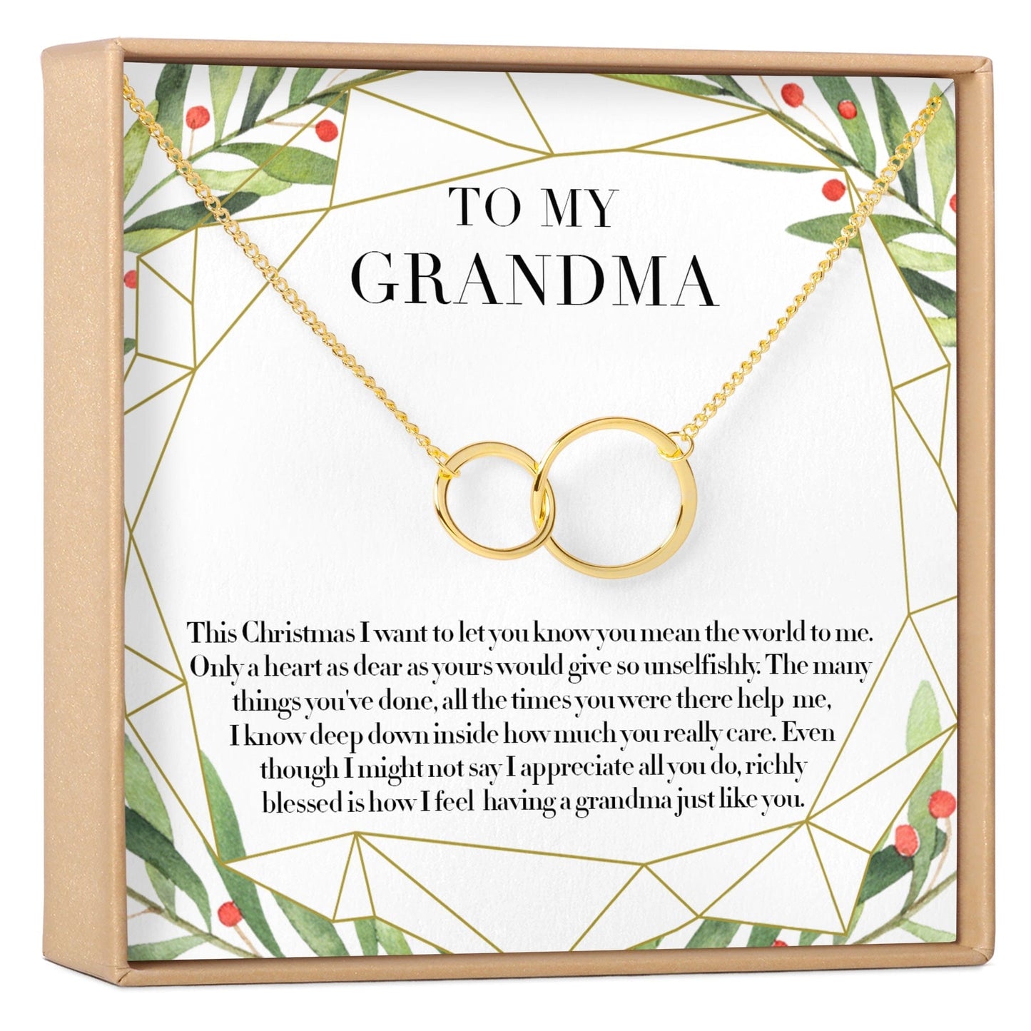 Christmas Gift for Grandmother Necklace, Multiple Styles
