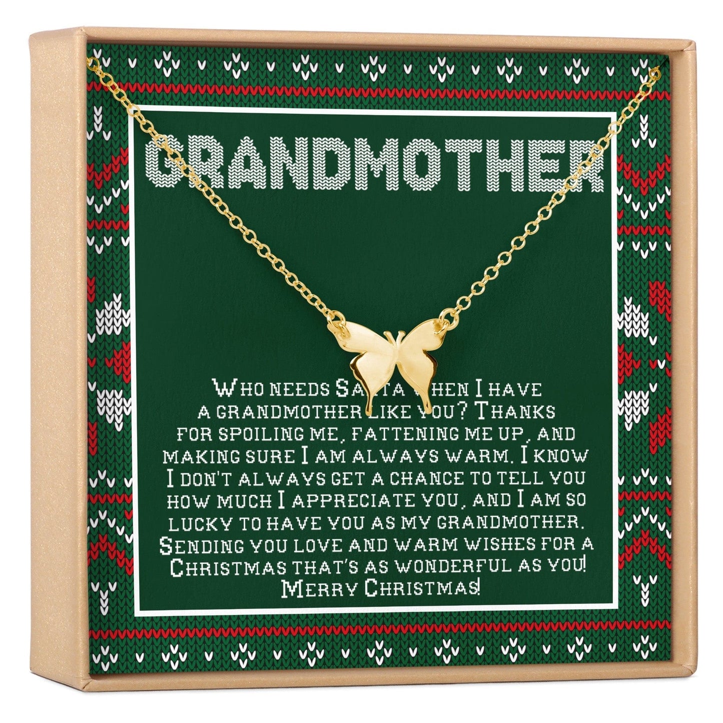 Christmas Gift for Grandmother Necklace, Multiple Styles