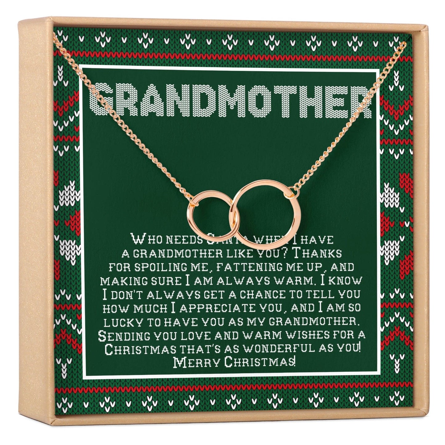 Christmas Gift for Grandmother Necklace, Multiple Styles