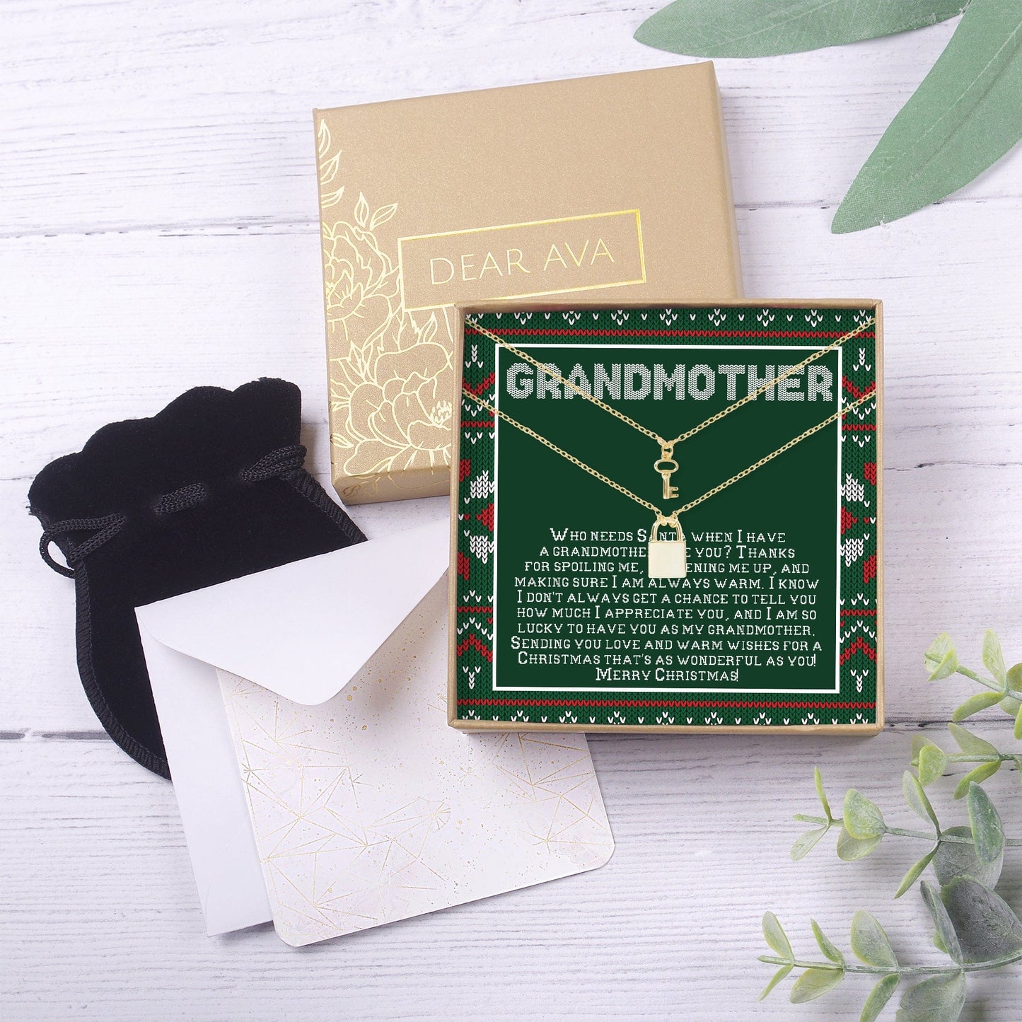 Christmas Gift for Grandmother Necklace, Multiple Styles