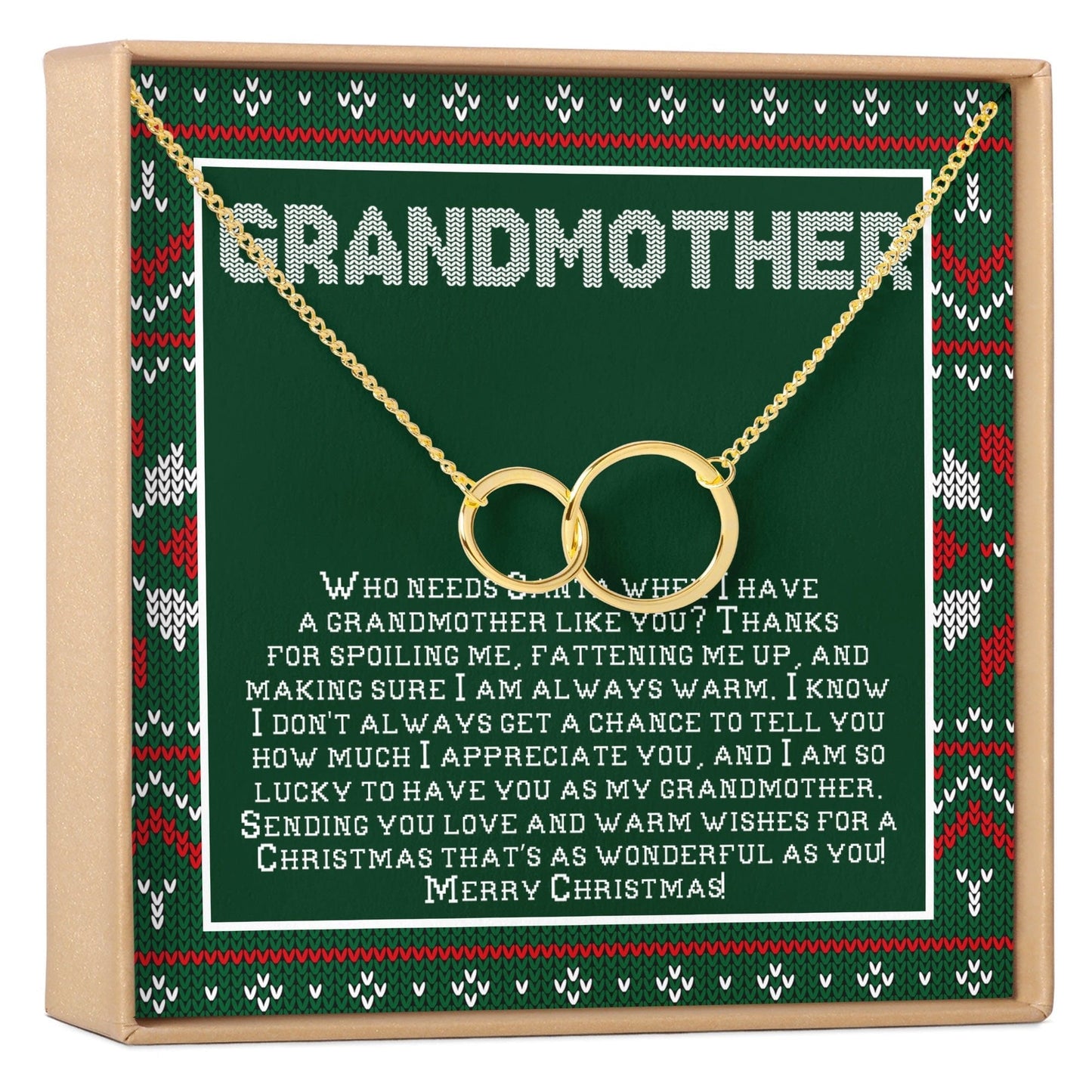Christmas Gift for Grandmother Necklace, Multiple Styles