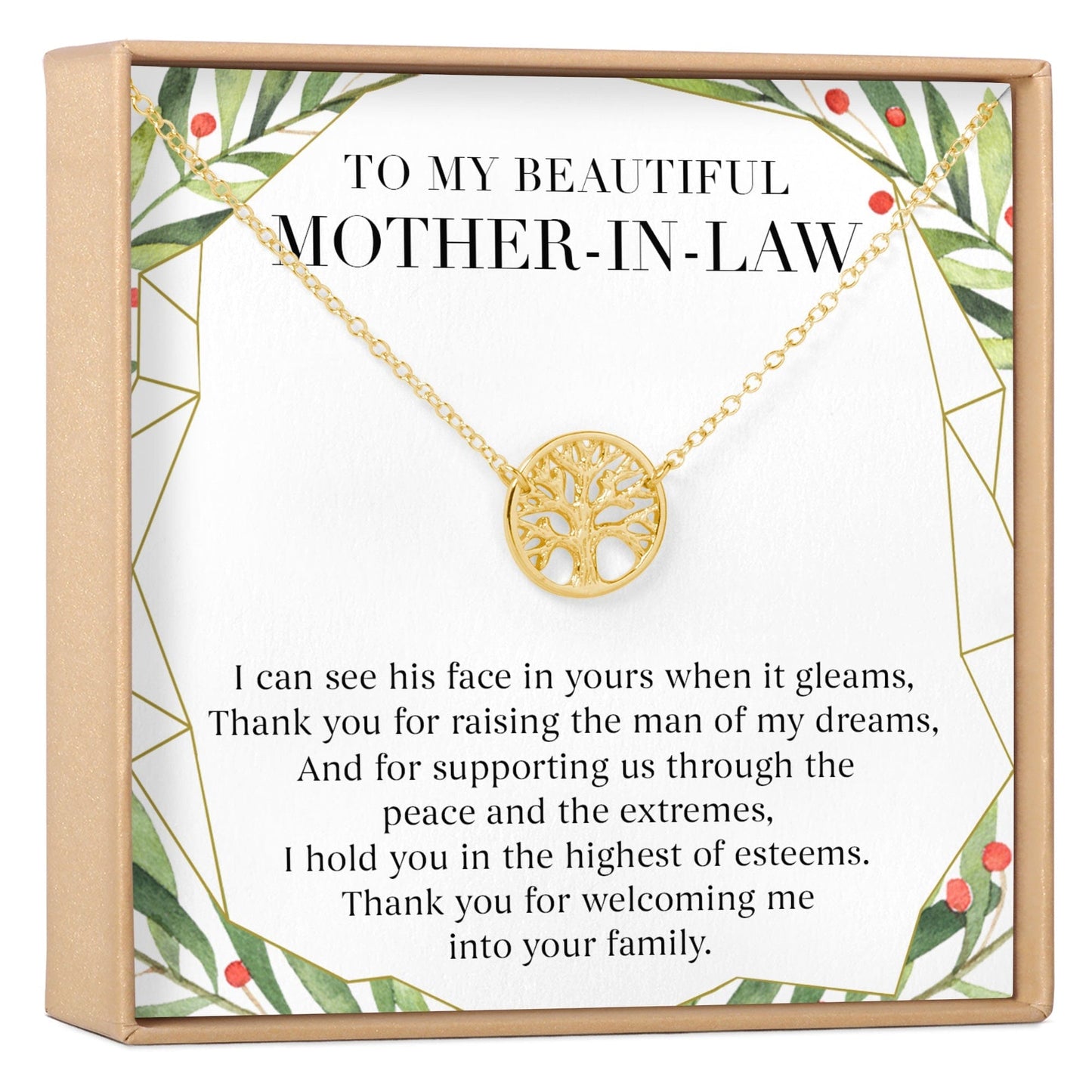 Christmas Gift for Mother in Law Necklace, Multiple Styles