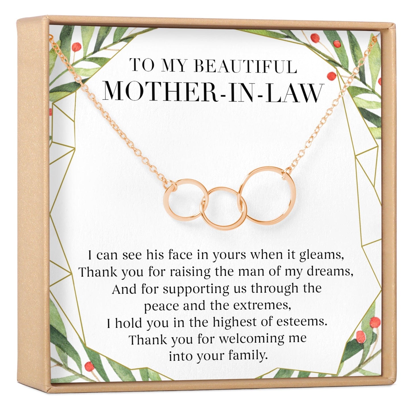 Christmas Gift for Mother in Law Necklace, Multiple Styles