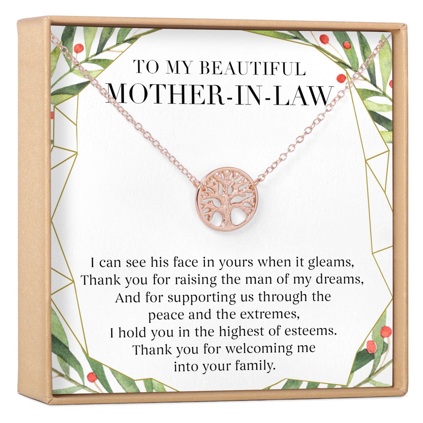 Christmas Gift for Mother in Law Necklace, Multiple Styles