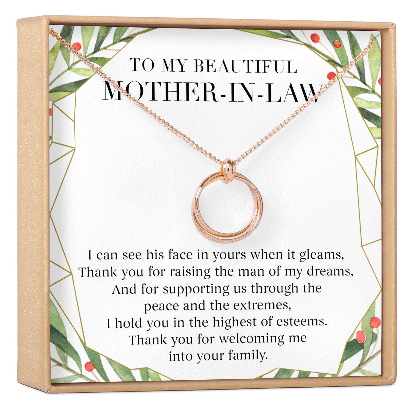 Christmas Gift for Mother in Law Necklace, Multiple Styles