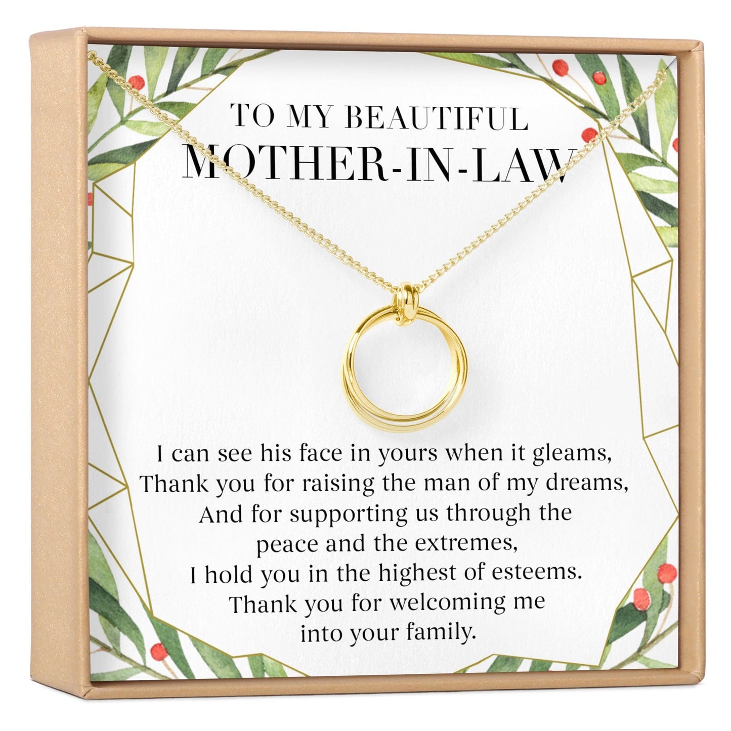 Christmas Gift for Mother in Law Necklace, Multiple Styles