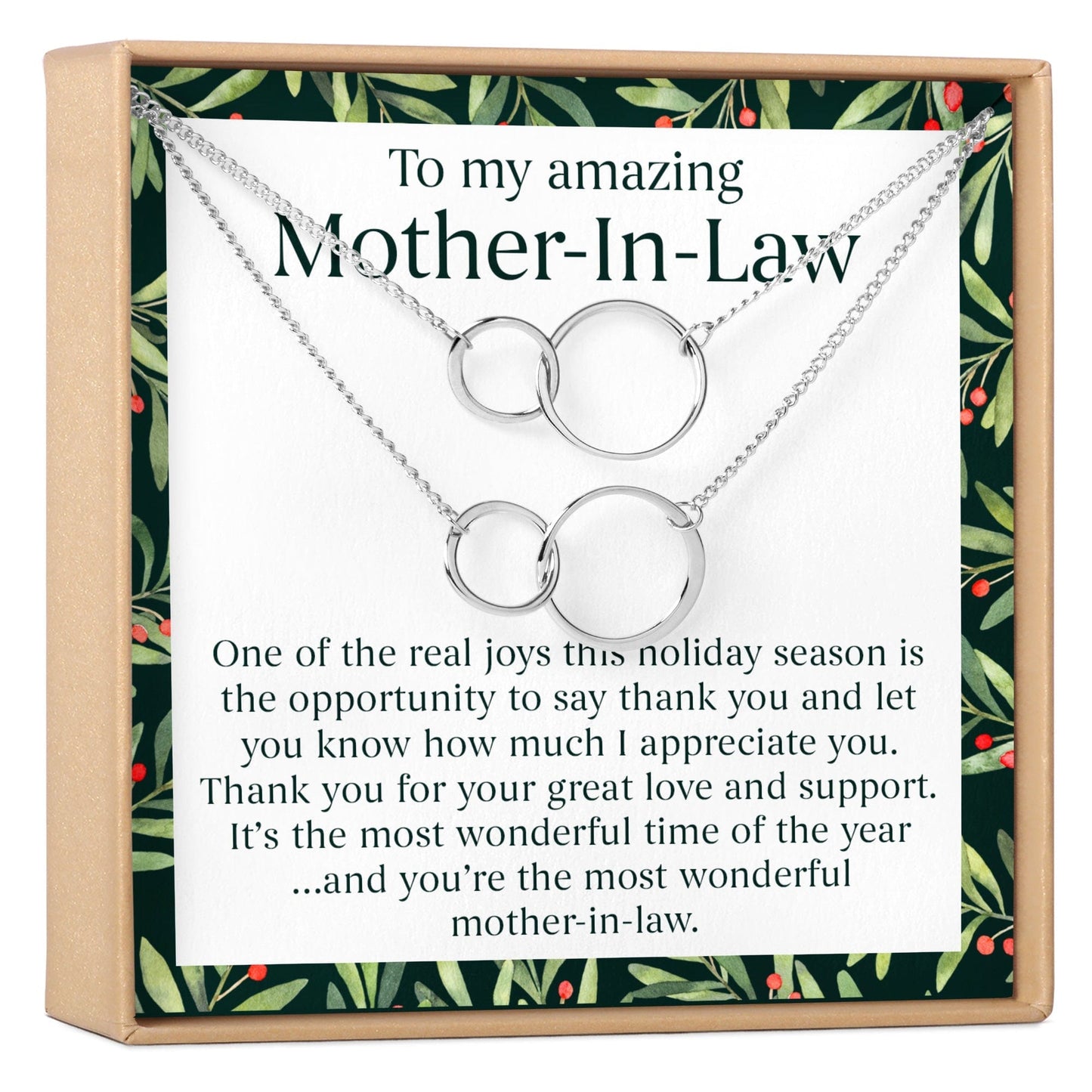Christmas Gift for Mother in Law Necklace, Multiple Styles