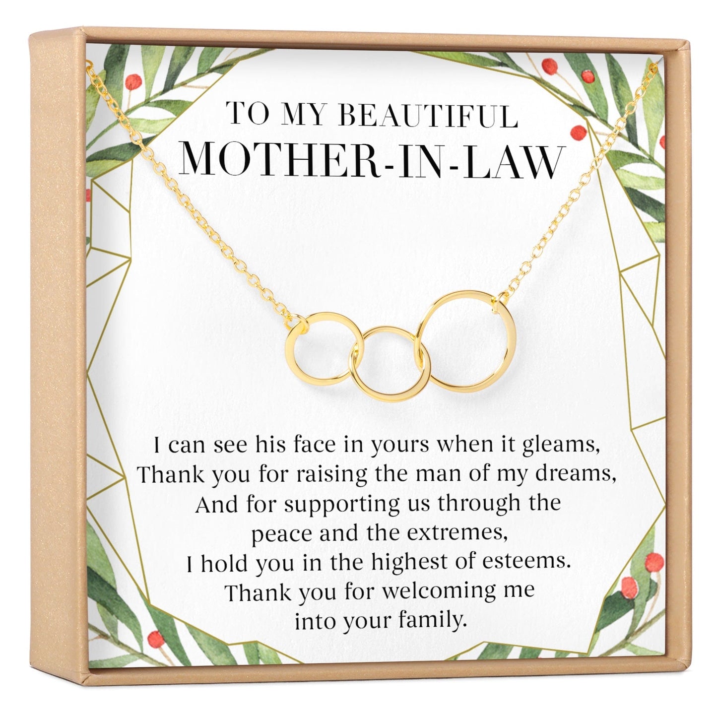 Christmas Gift for Mother in Law Necklace, Multiple Styles