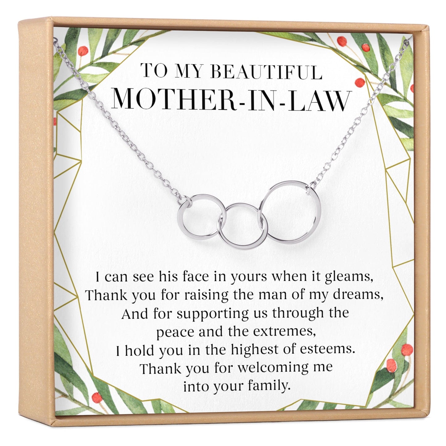 Christmas Gift for Mother in Law Necklace, Multiple Styles