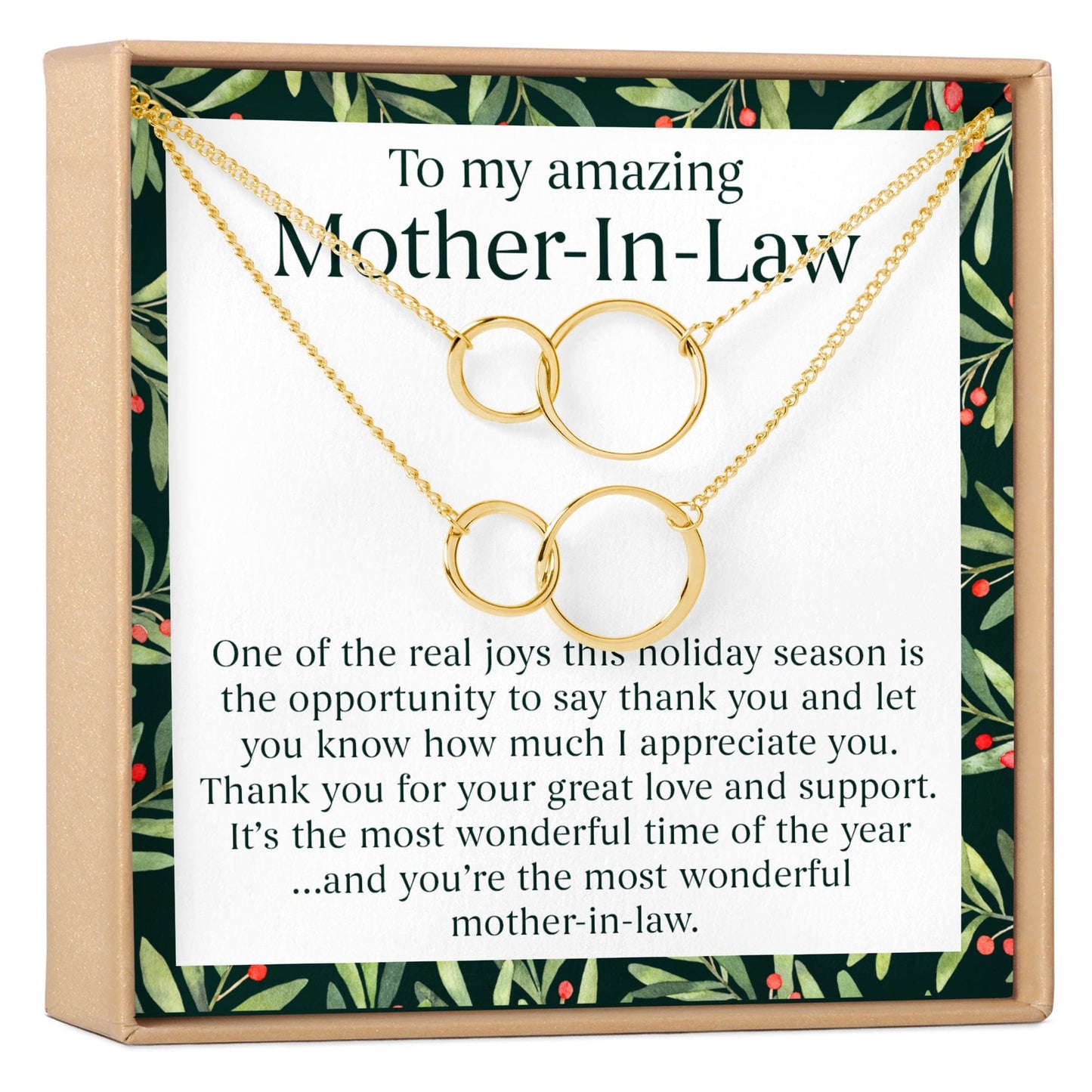 Christmas Gift for Mother in Law Necklace, Multiple Styles