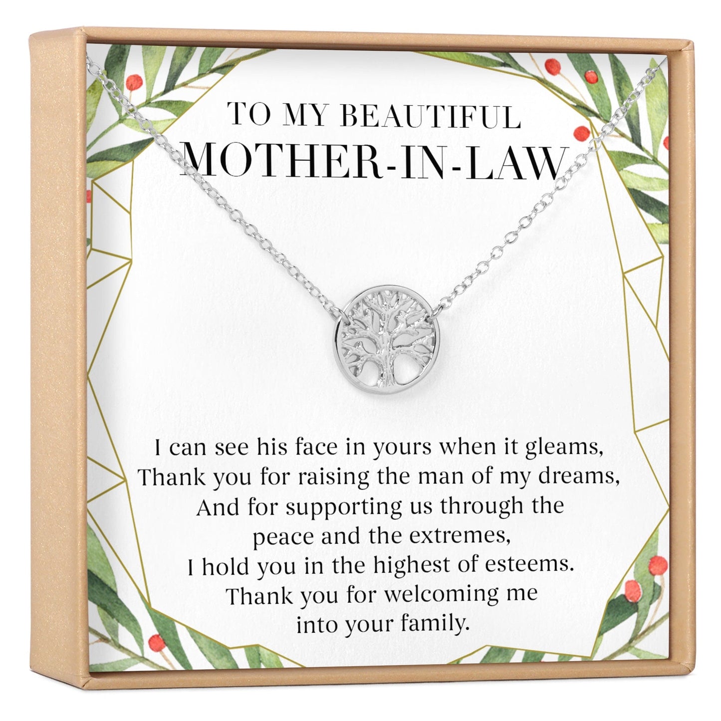 Christmas Gift for Mother in Law Necklace, Multiple Styles