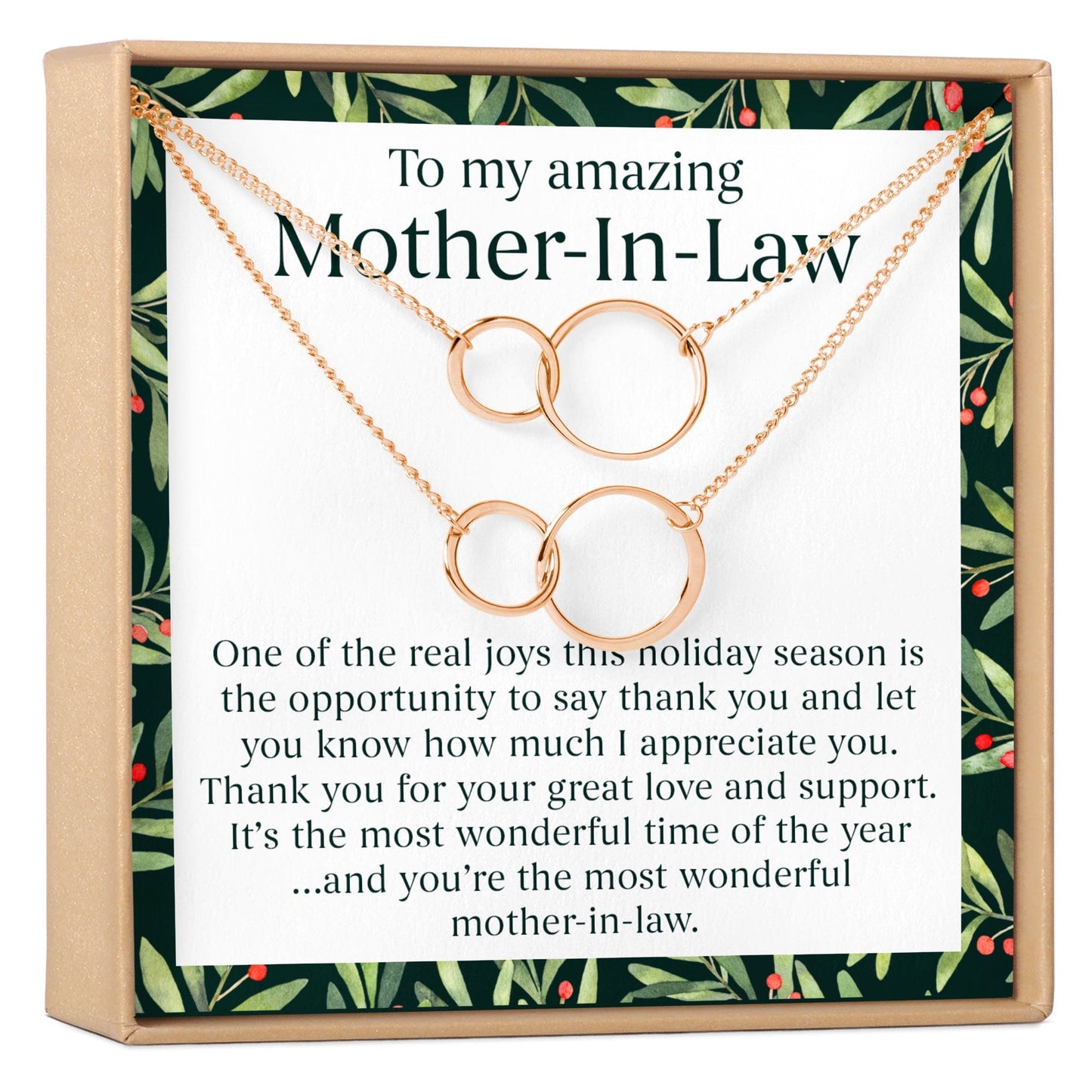 Christmas Gift for Mother in Law Necklace, Multiple Styles