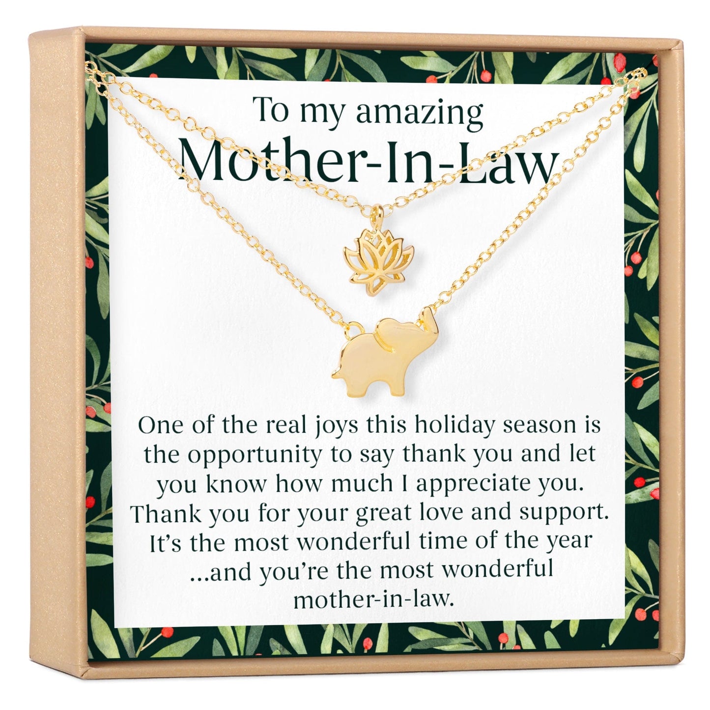 Christmas Gift for Mother in Law Necklace, Multiple Styles