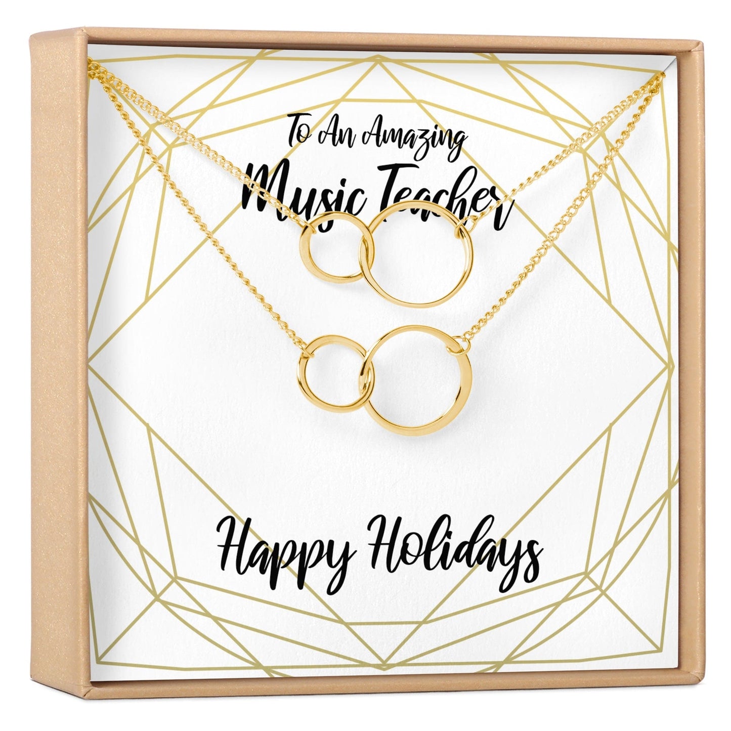 Christmas Gift for Music Teacher Necklace, Multiple Styles