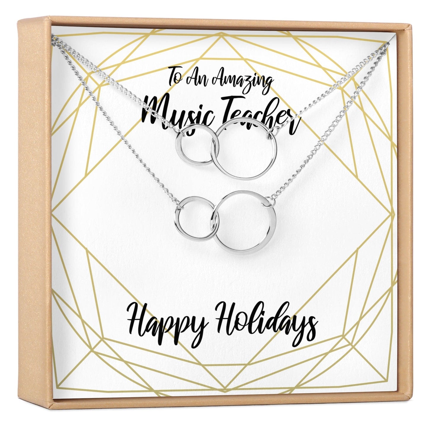 Christmas Gift for Music Teacher Necklace, Multiple Styles
