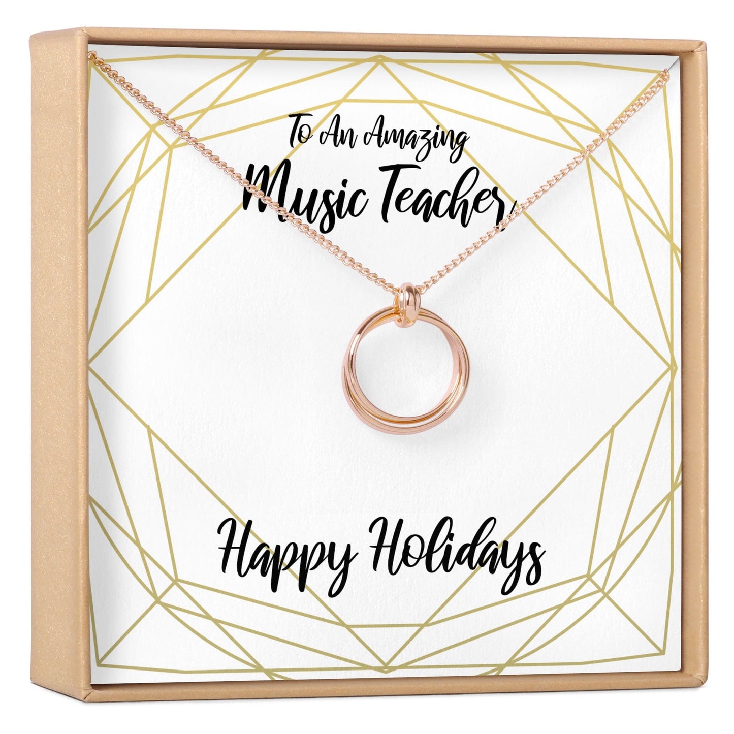 Christmas Gift for Music Teacher Necklace, Multiple Styles