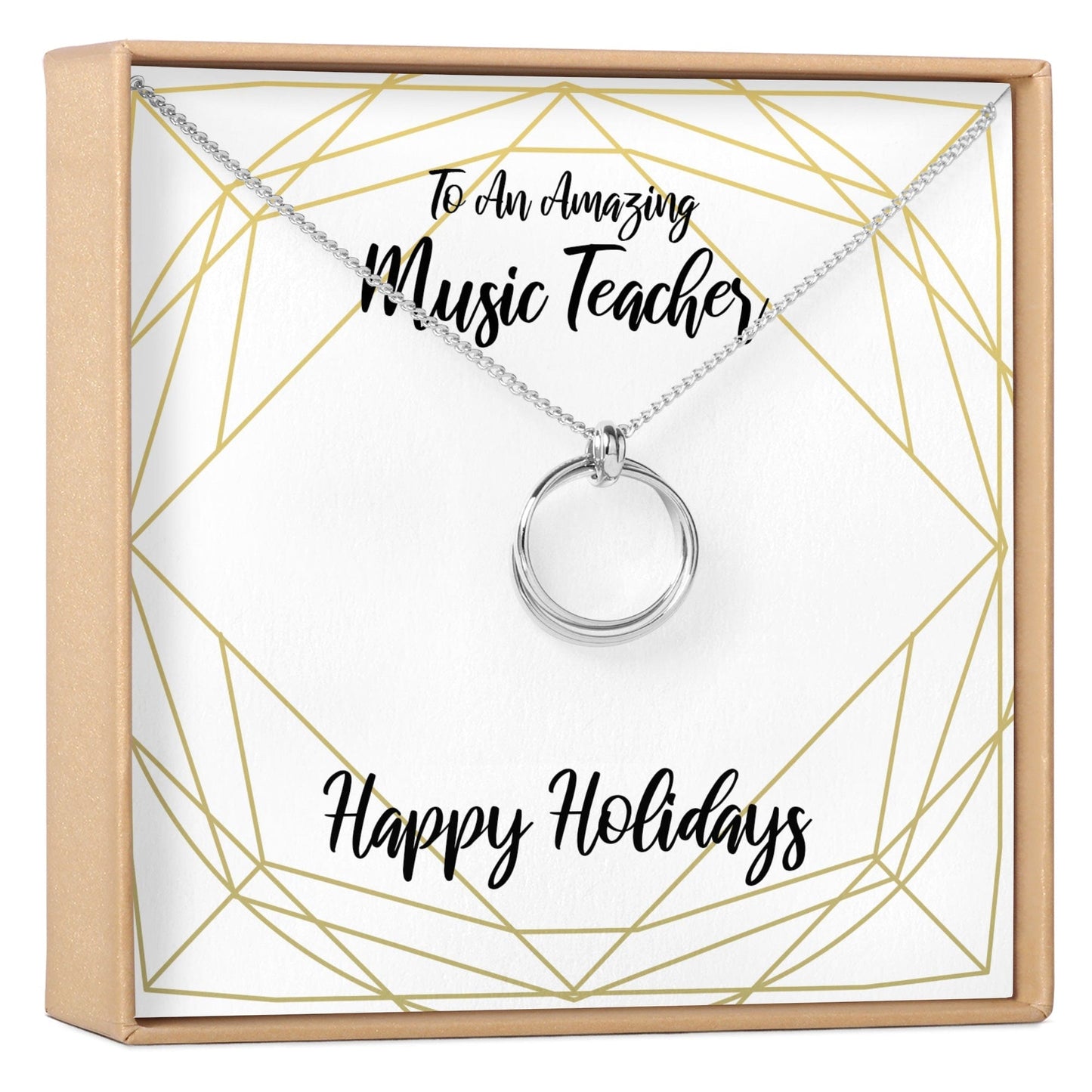 Christmas Gift for Music Teacher Necklace, Multiple Styles